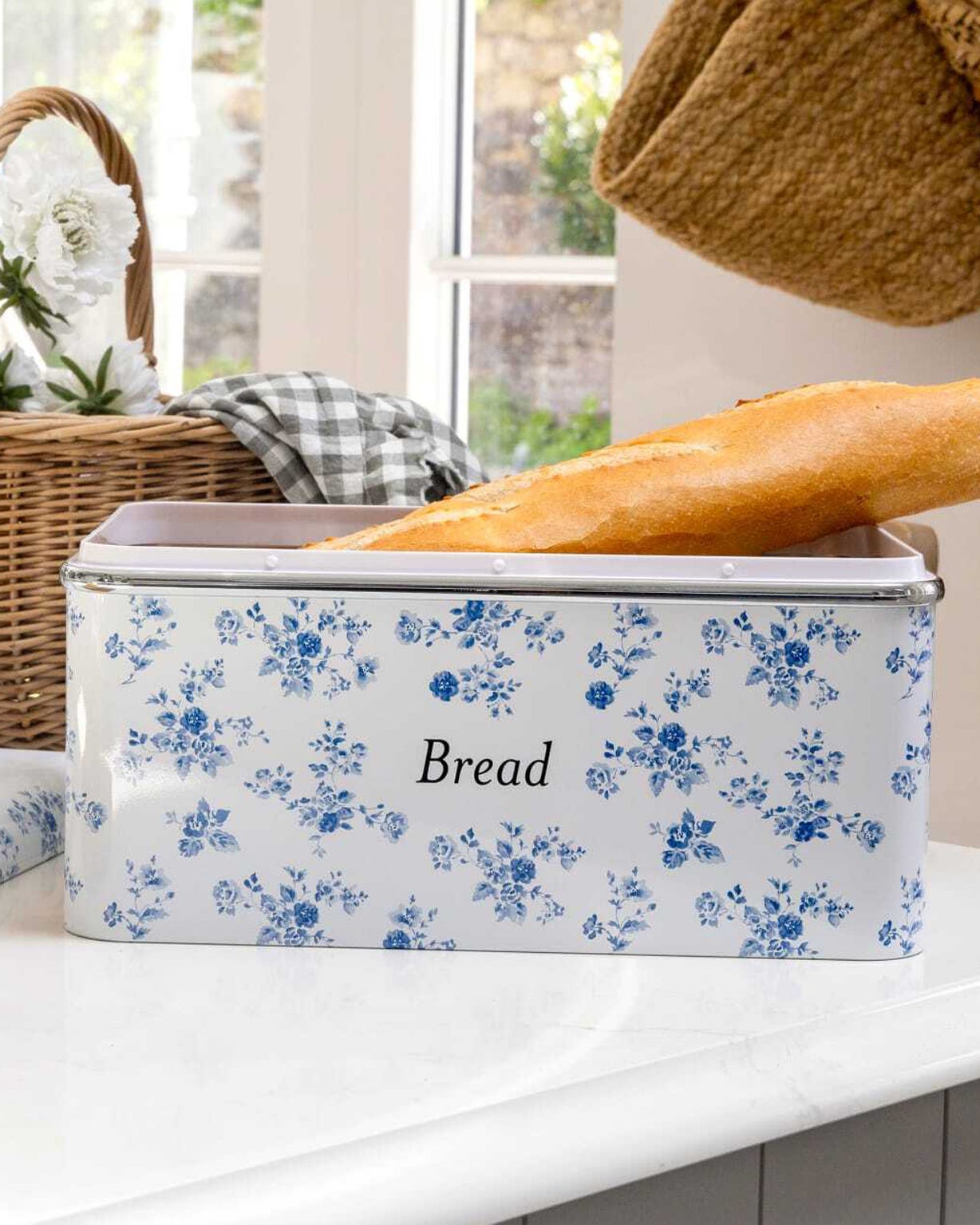 Laura Ashley China Rose Bread Bin 
