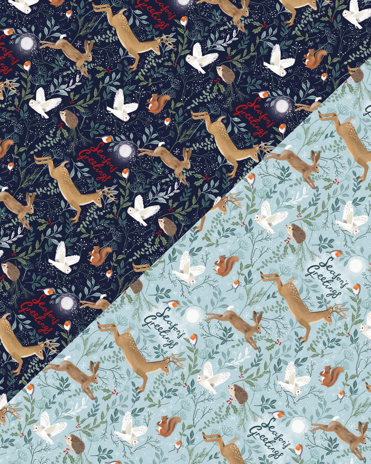 Wildlife & Foliage Gift Wrap Set 