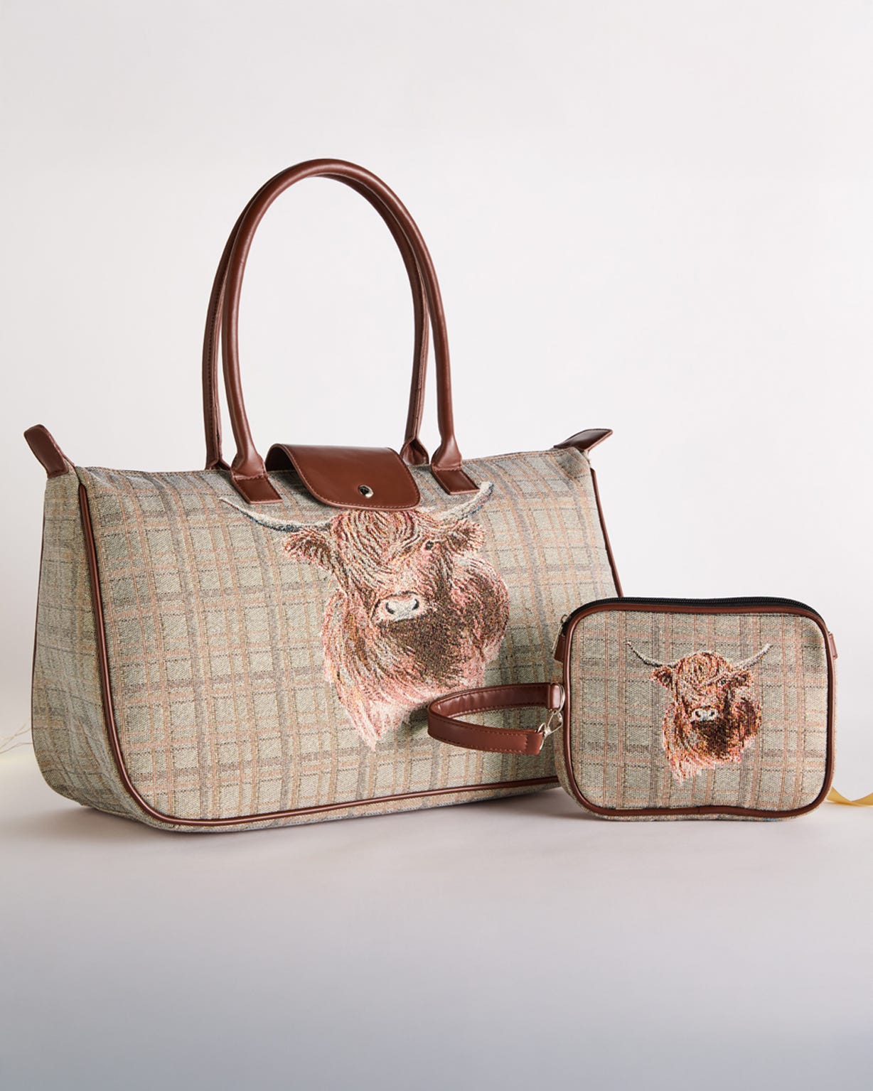 Highland Cow Bag Set 