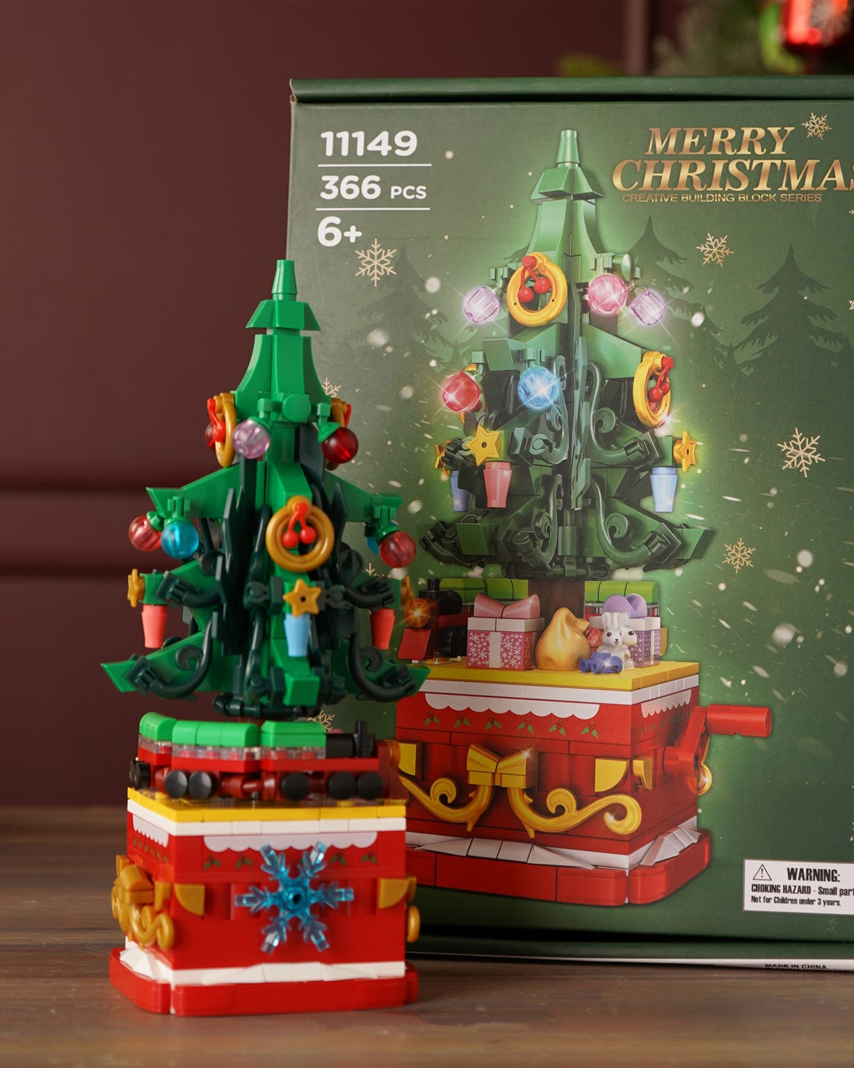 Christmas Tree Building Blocks Set 