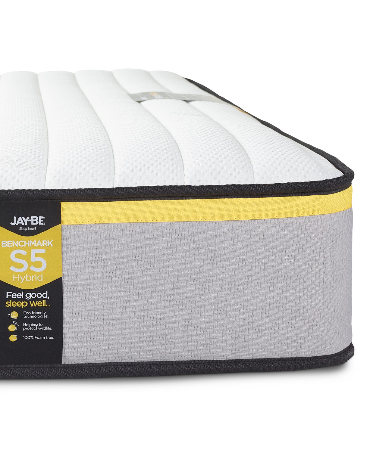 Jay-Be Benchmark S5 Hybrid Micro Pocket Sprung Mattress   