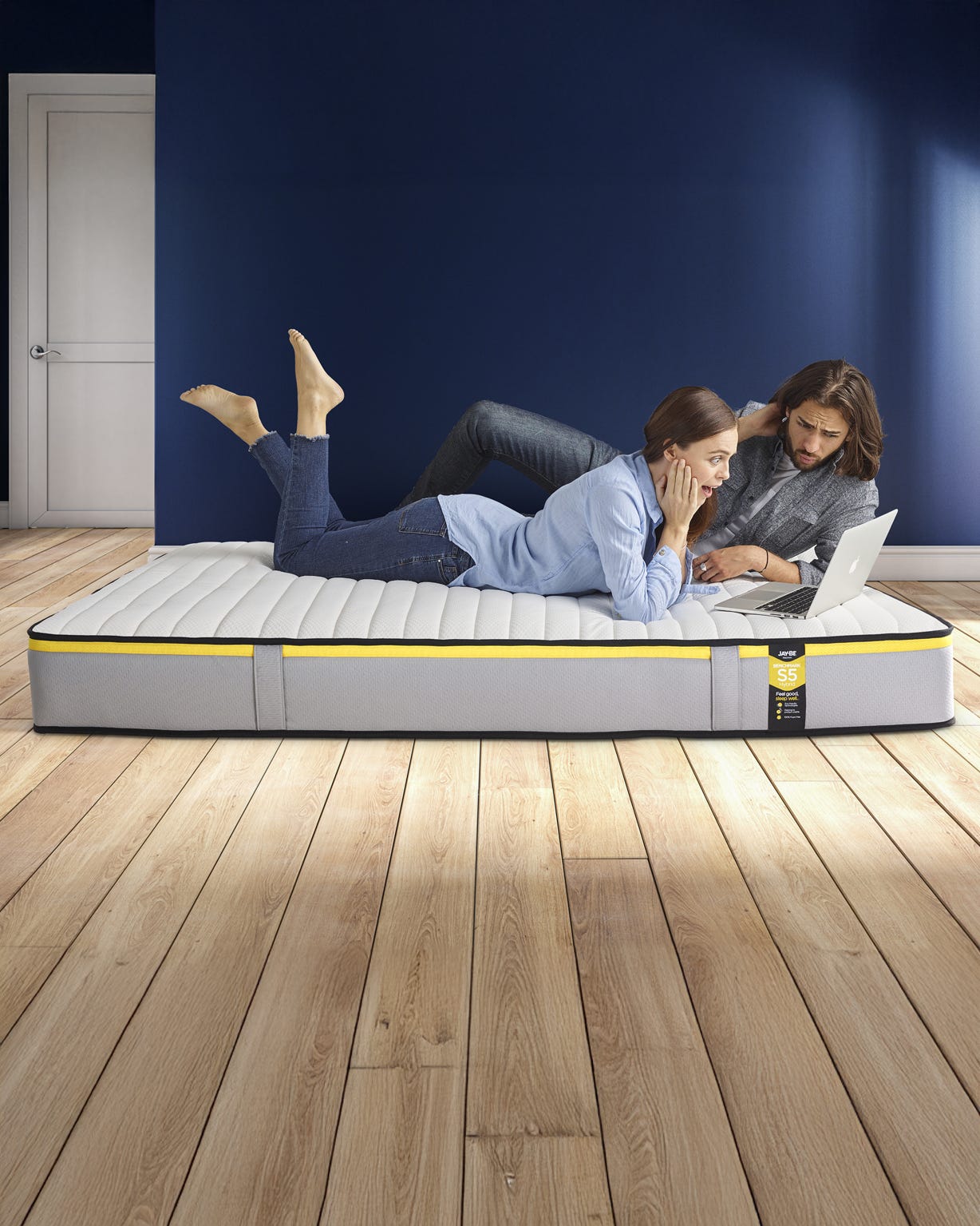 Jay-Be Benchmark S5 Hybrid Micro Pocket Sprung Mattress   