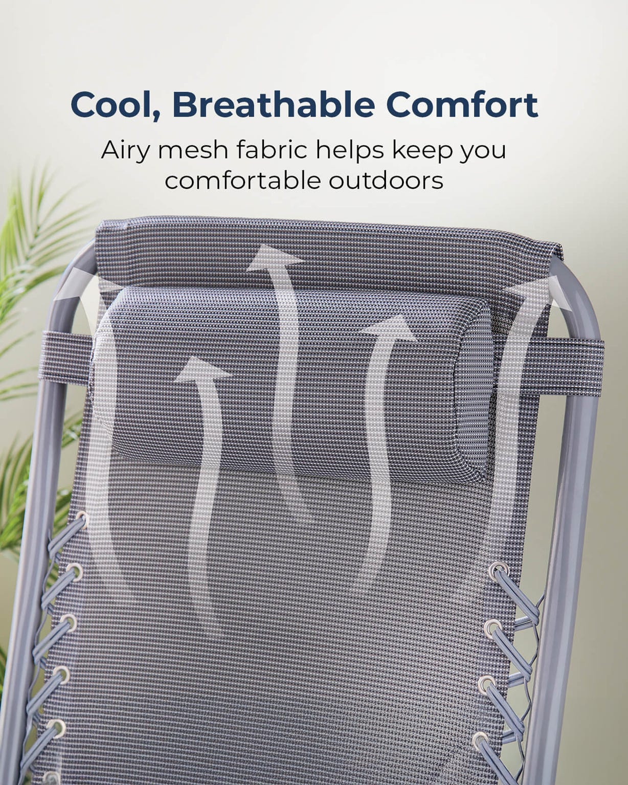 Zero Gravity Grey Reclining Garden Chair