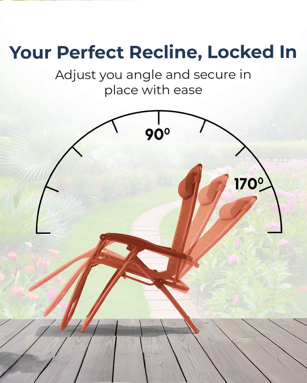 Zero Gravity Terracotta Reclining Chair 