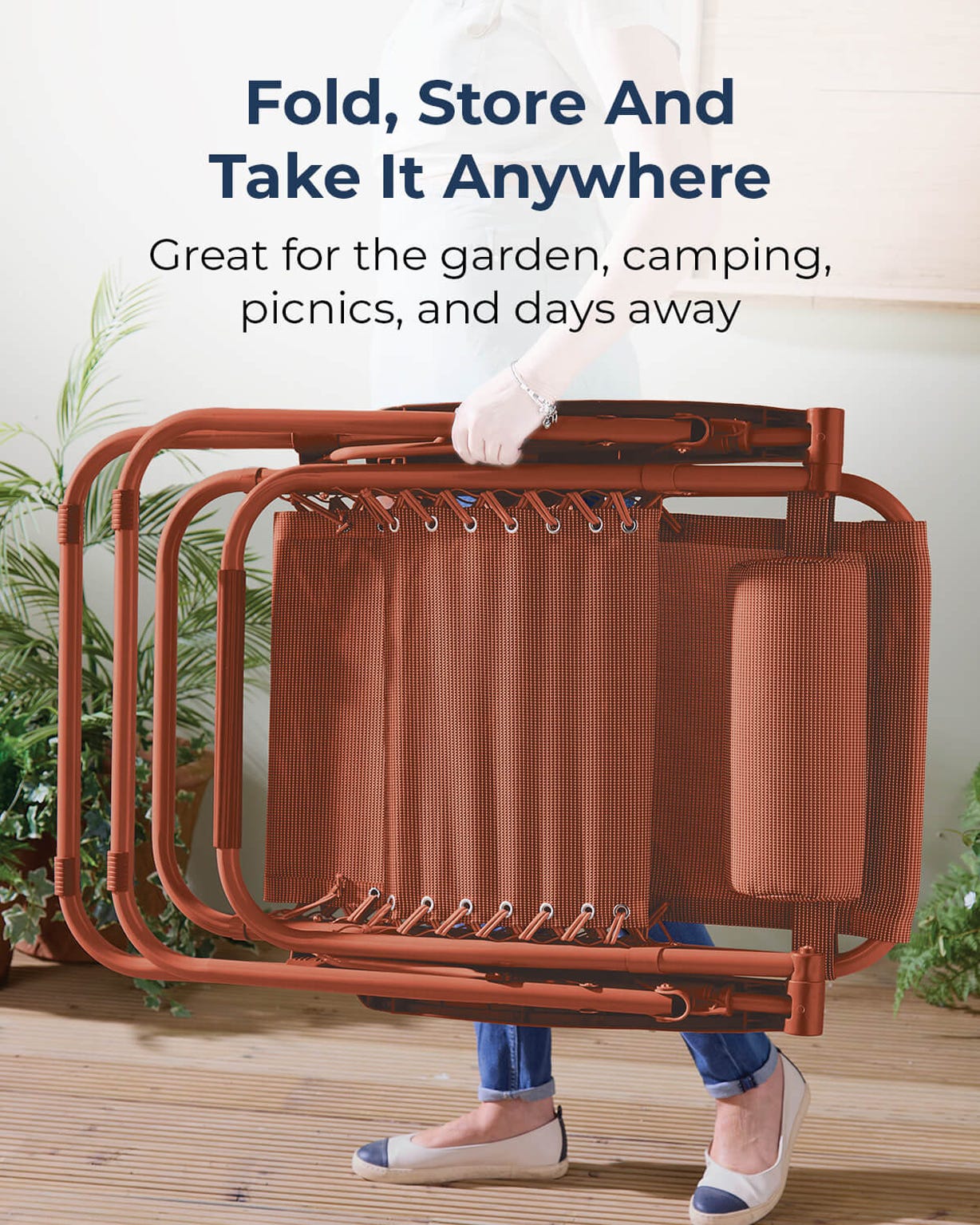 Zero Gravity Terracotta Reclining Chair 