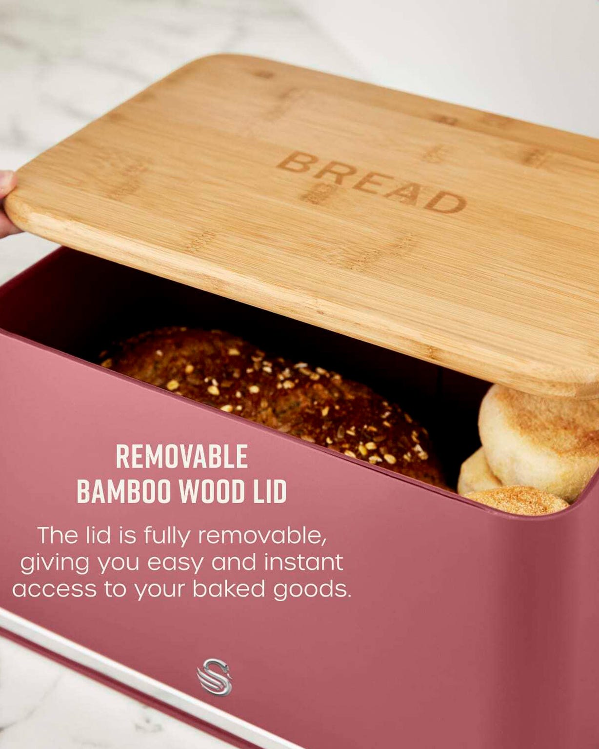 Swan Nordic Bread Bin 