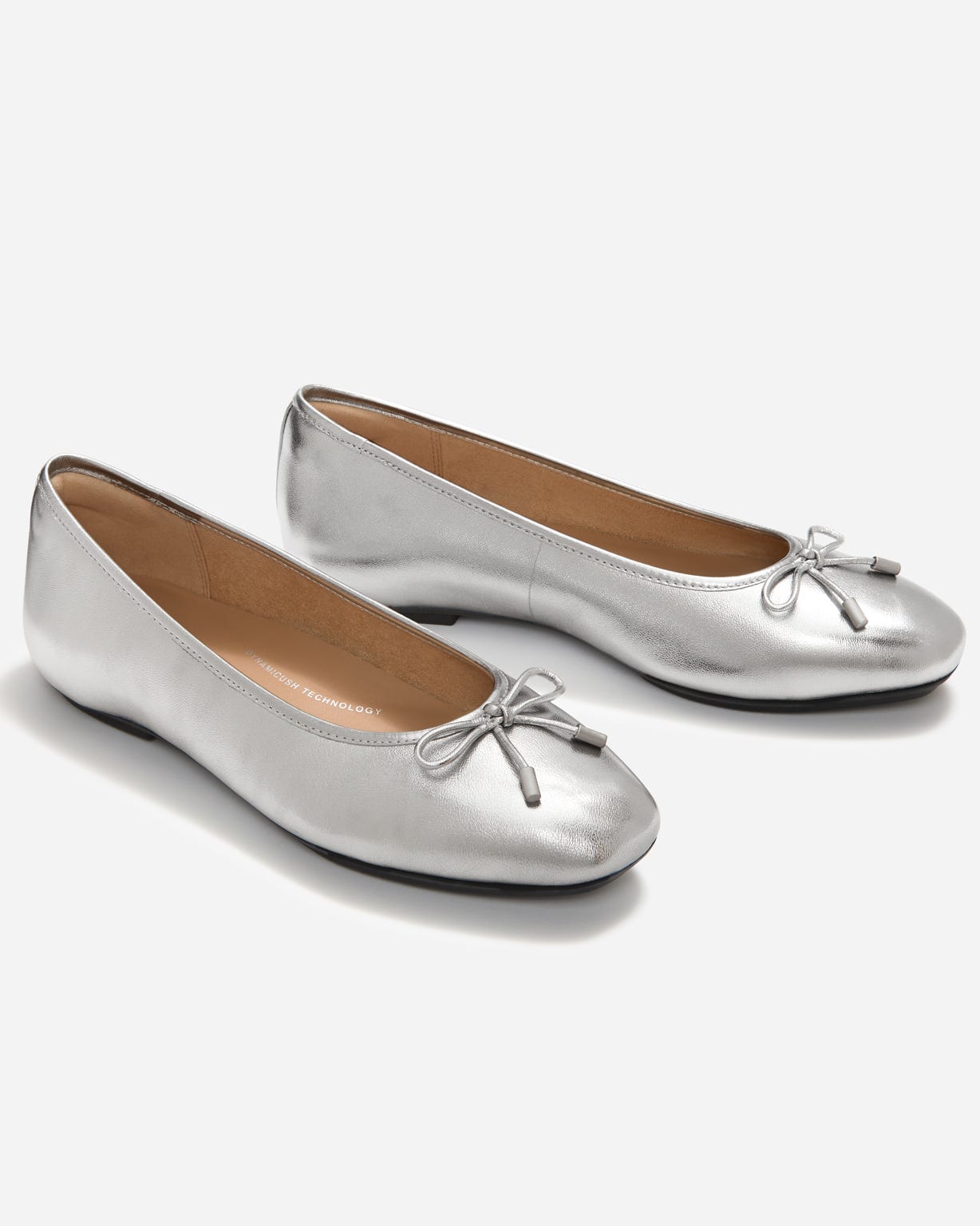 Fitflop Delicato Bow Soft Leather Ballerinas  