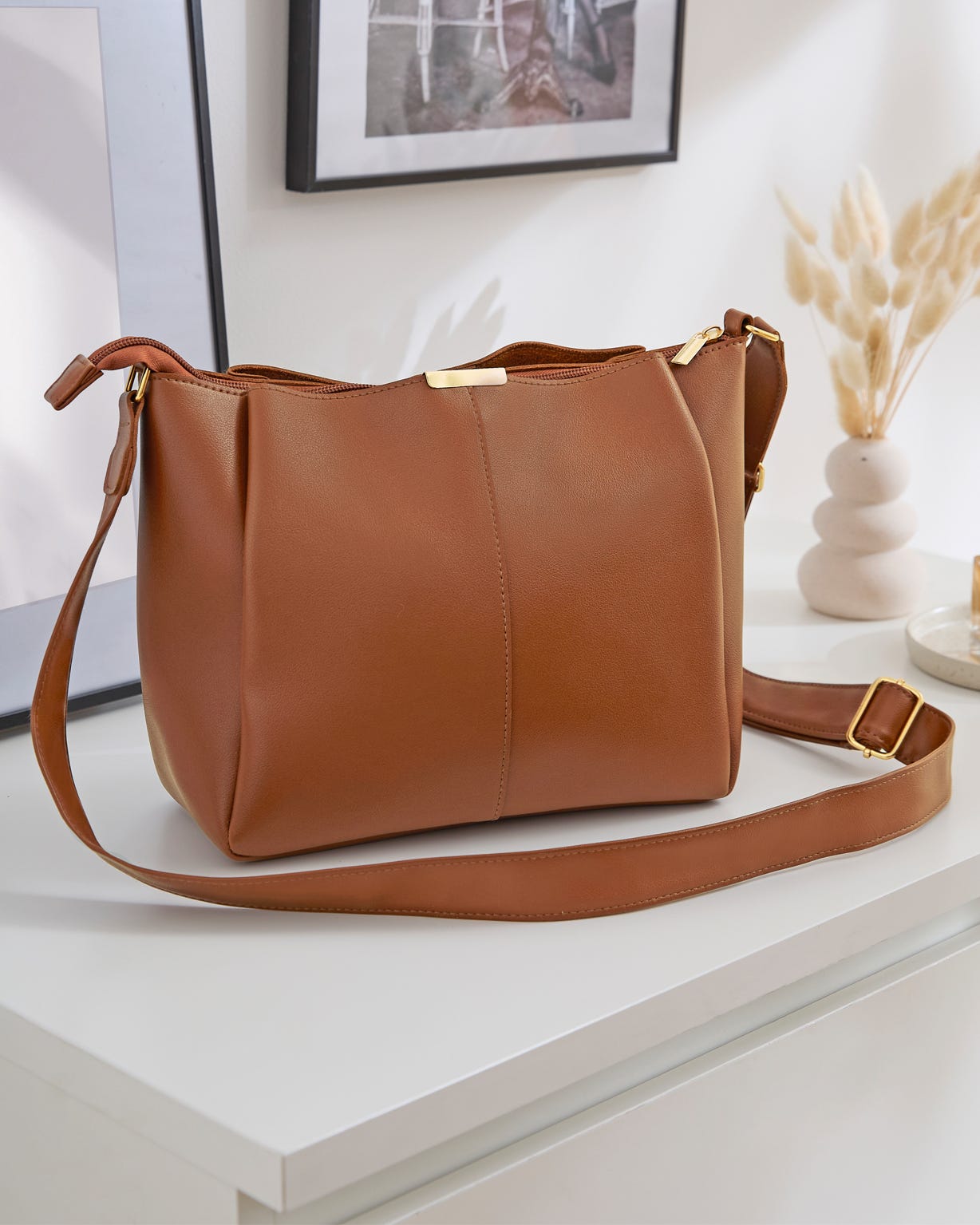 Tan Handbag 