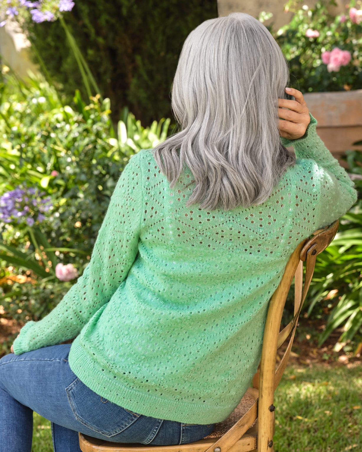 WoolOvers Frill Cardigan