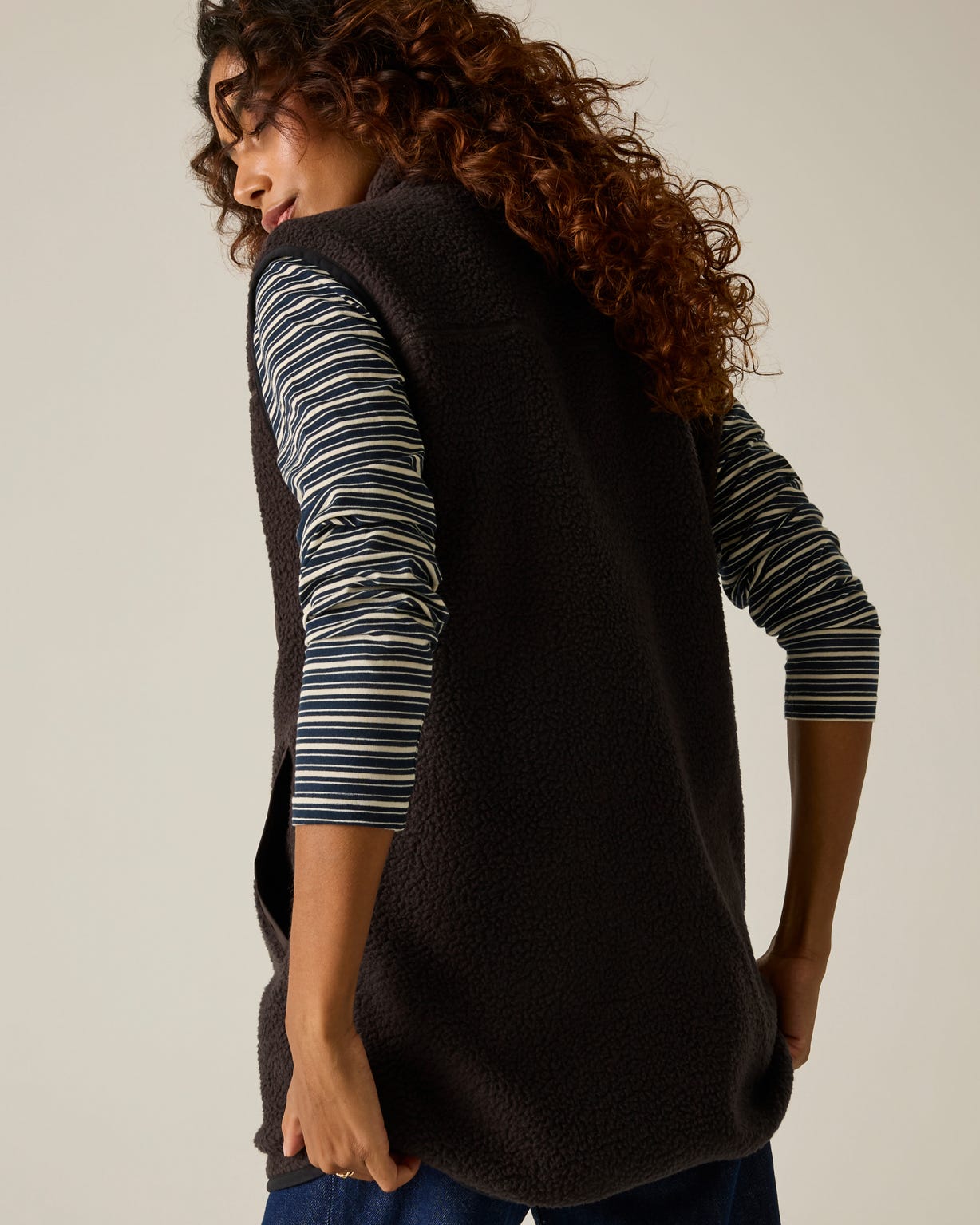 Regatta Womens Frankie Borg longline Fleece Gilet