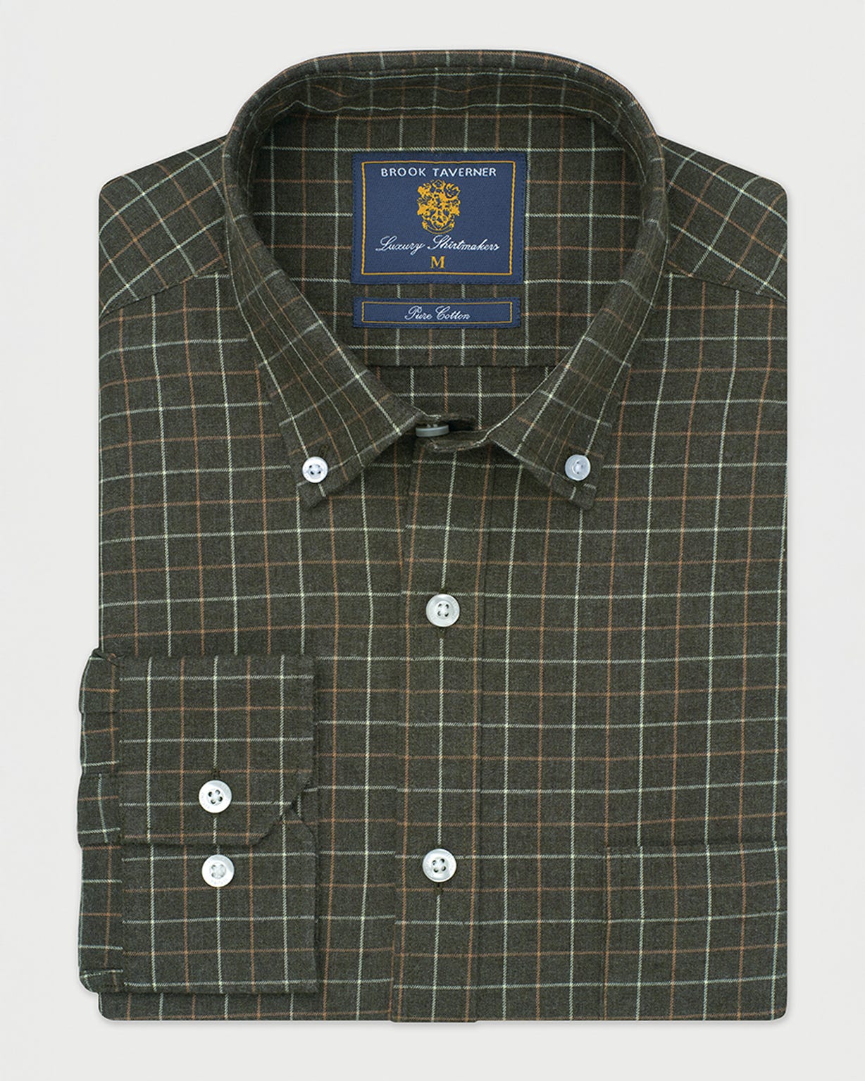 Brook Taverner Check Cotton Shirt 