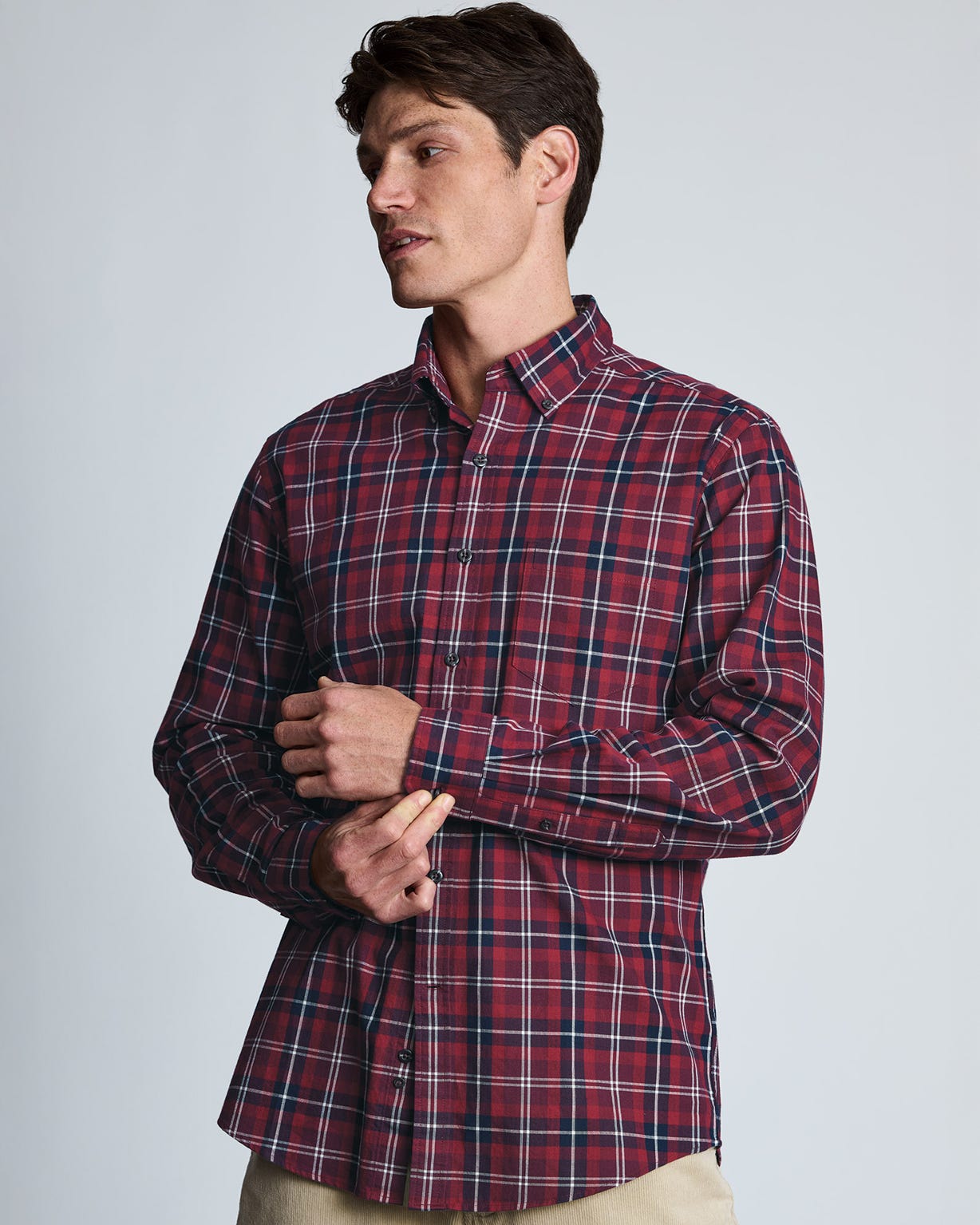 Brook Taverner Check Cotton Shirt  