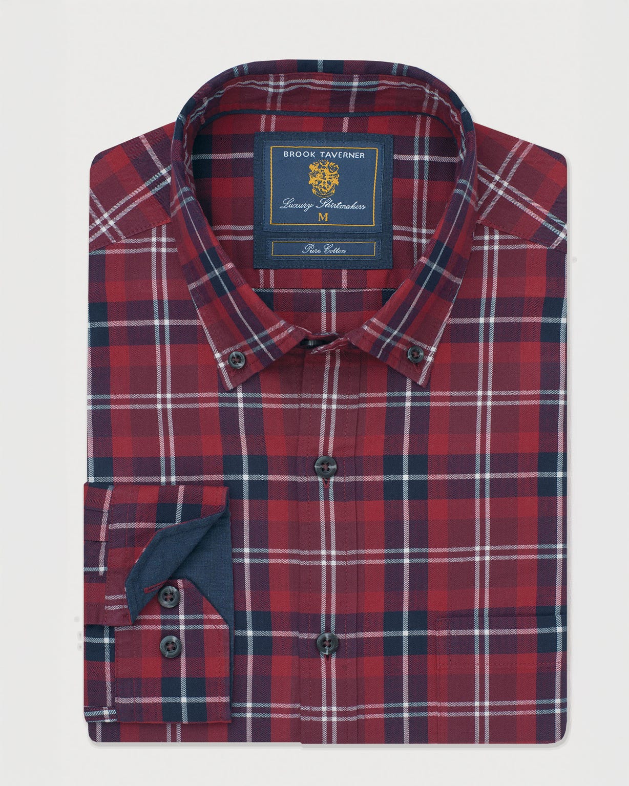 Brook Taverner Check Cotton Shirt  