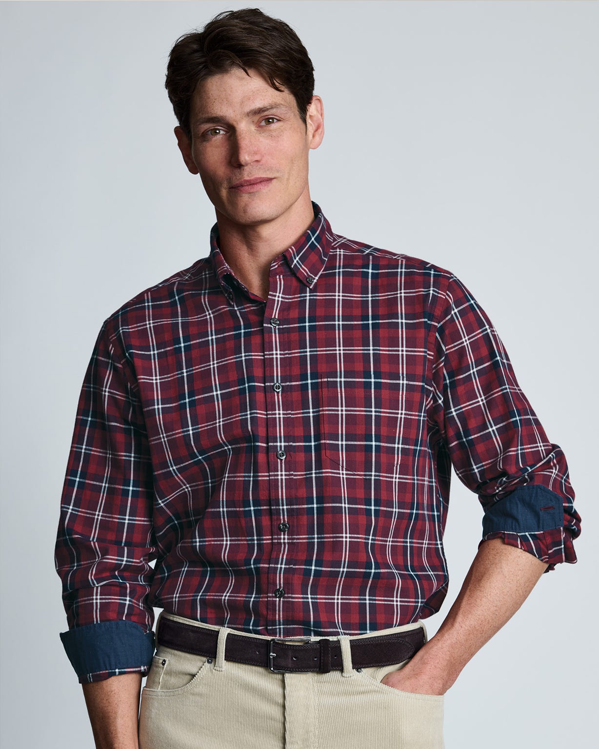 Brook Taverner Check Cotton Shirt  