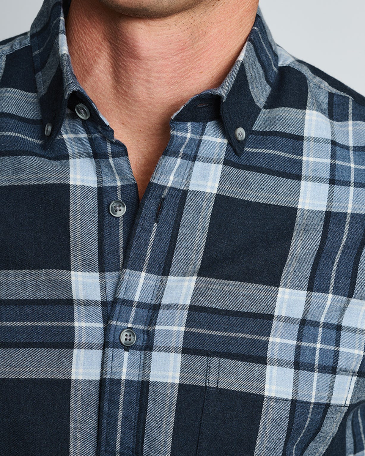 Brook Taverner Check Brushed Cotton Shirt 