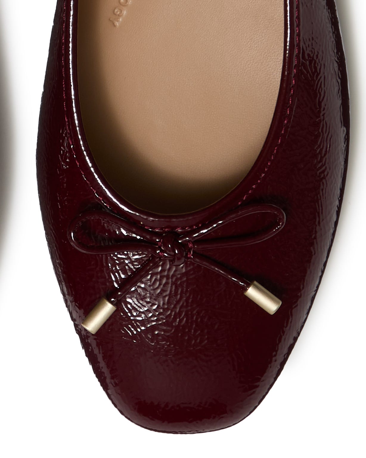 FitFlop Delicato Bow Textured Leather Ballet Flats