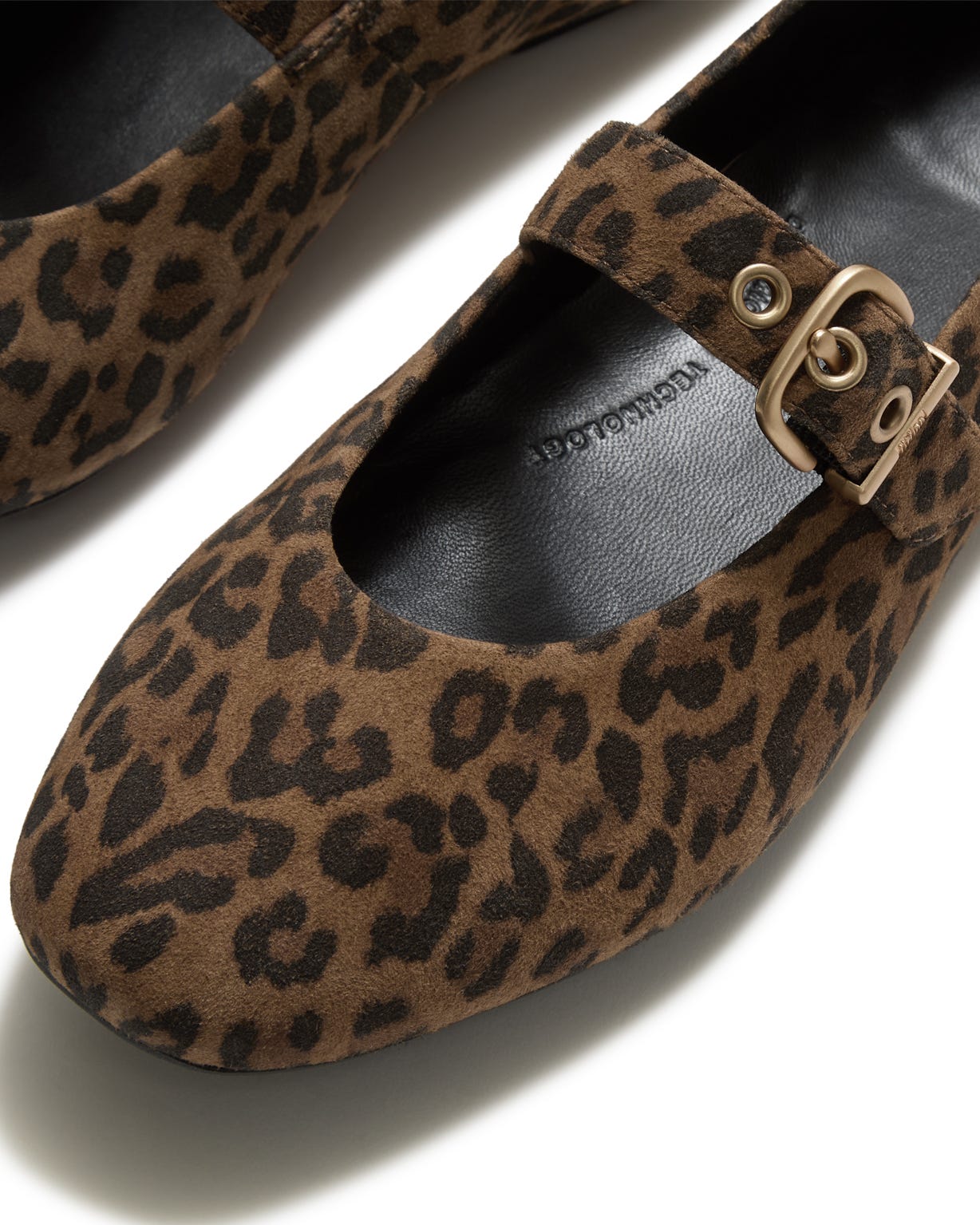 FitFlop Delicato Suede Leopard Mary Janes