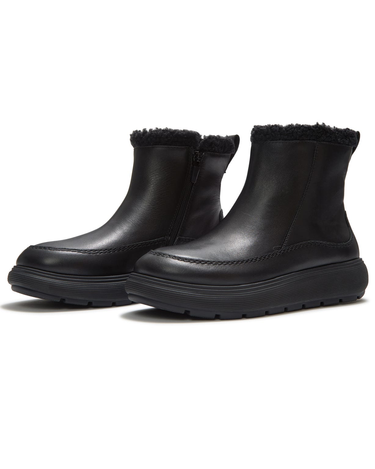 FitFlop IQ-COMFF Leather Boots