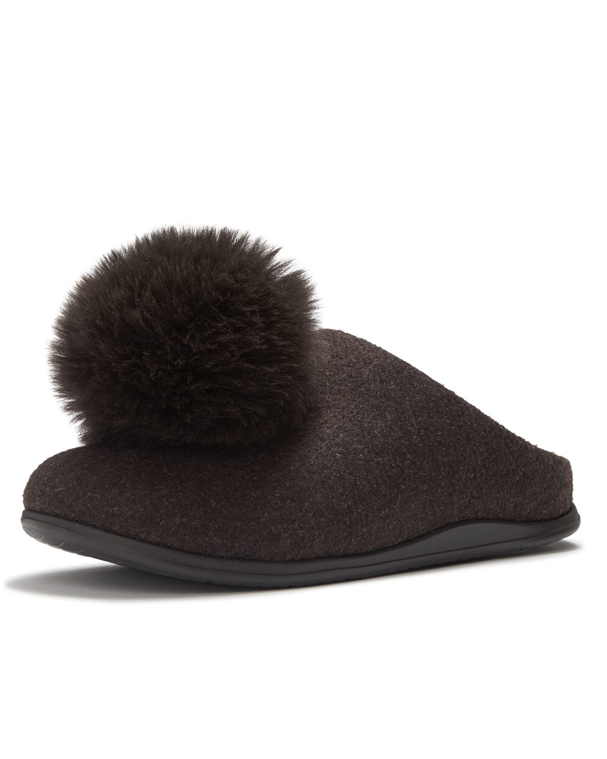 FitFlop IQ-SNUG Felt Pom Pom Slipper