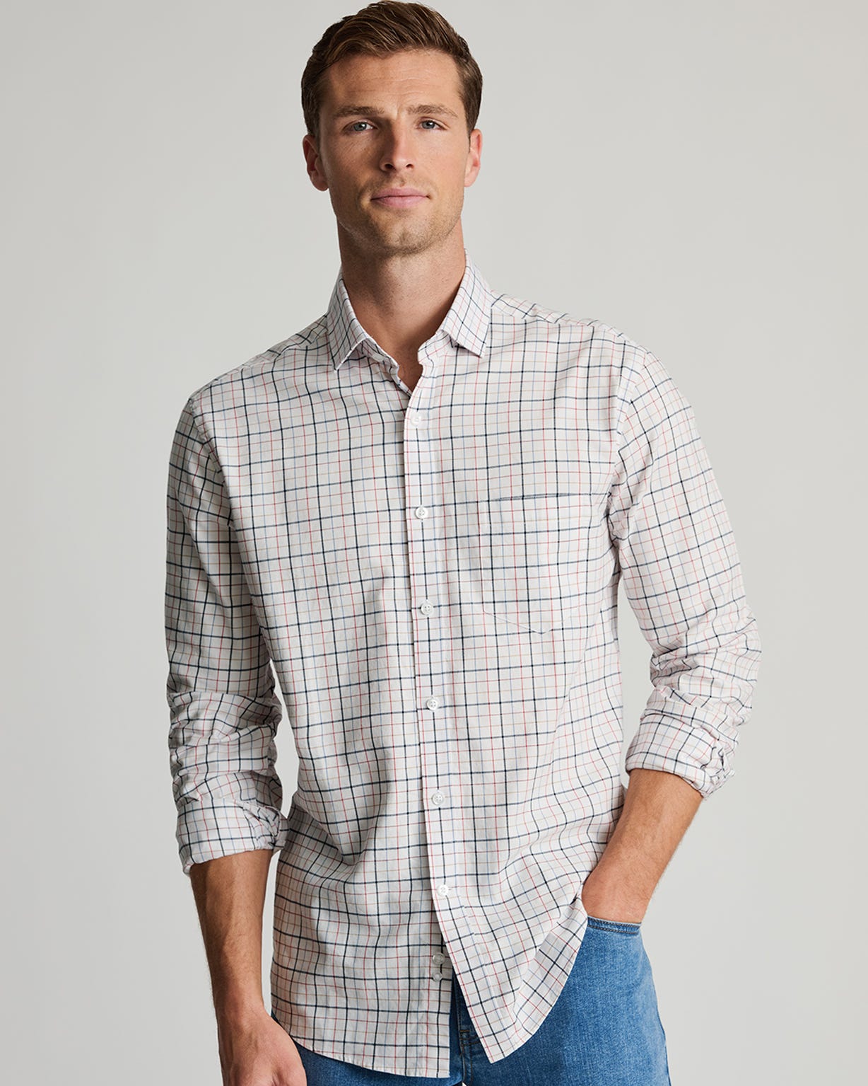 Brook Taverner Check Cotton Shirt 