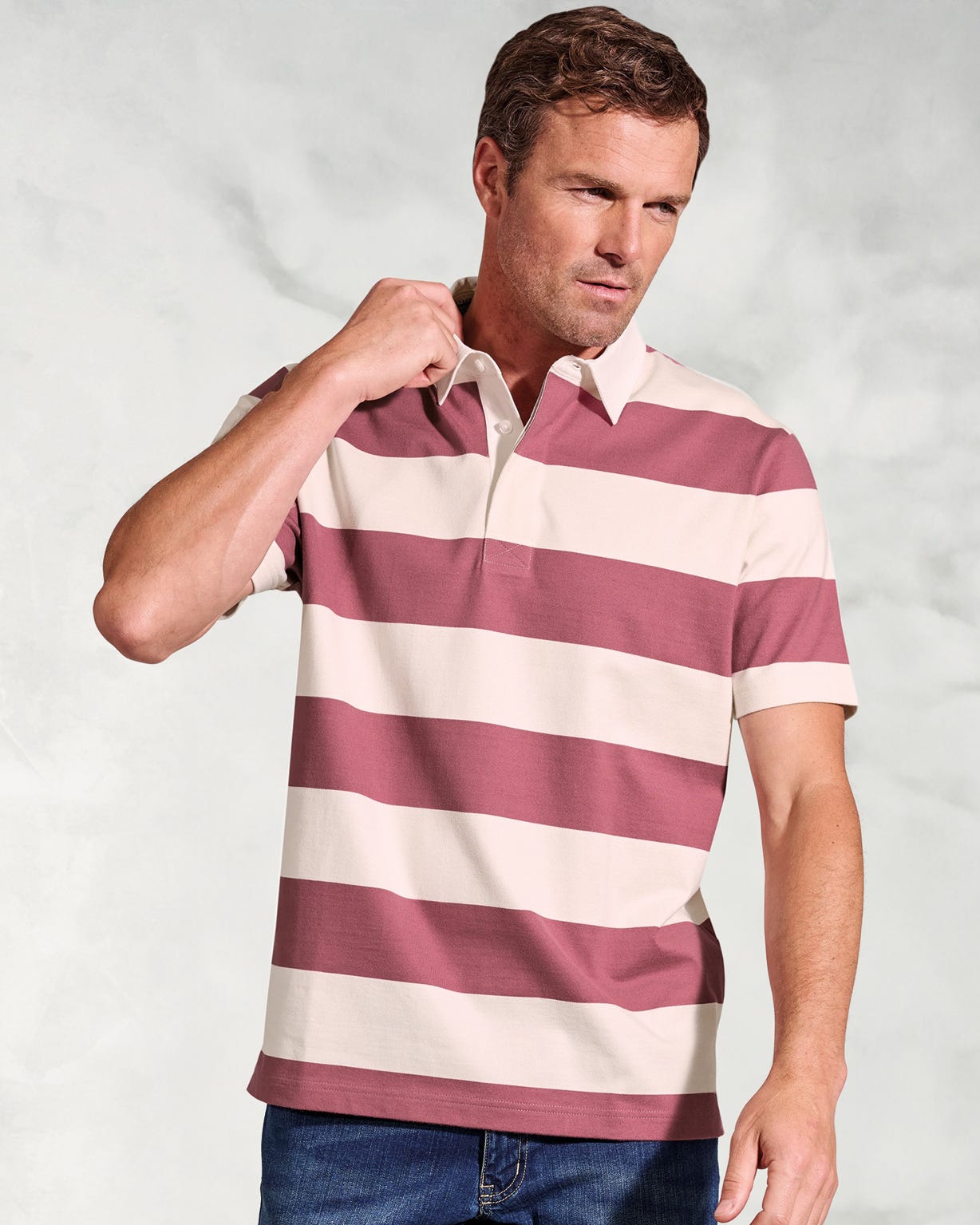 Brook Taverner Stripe Polo