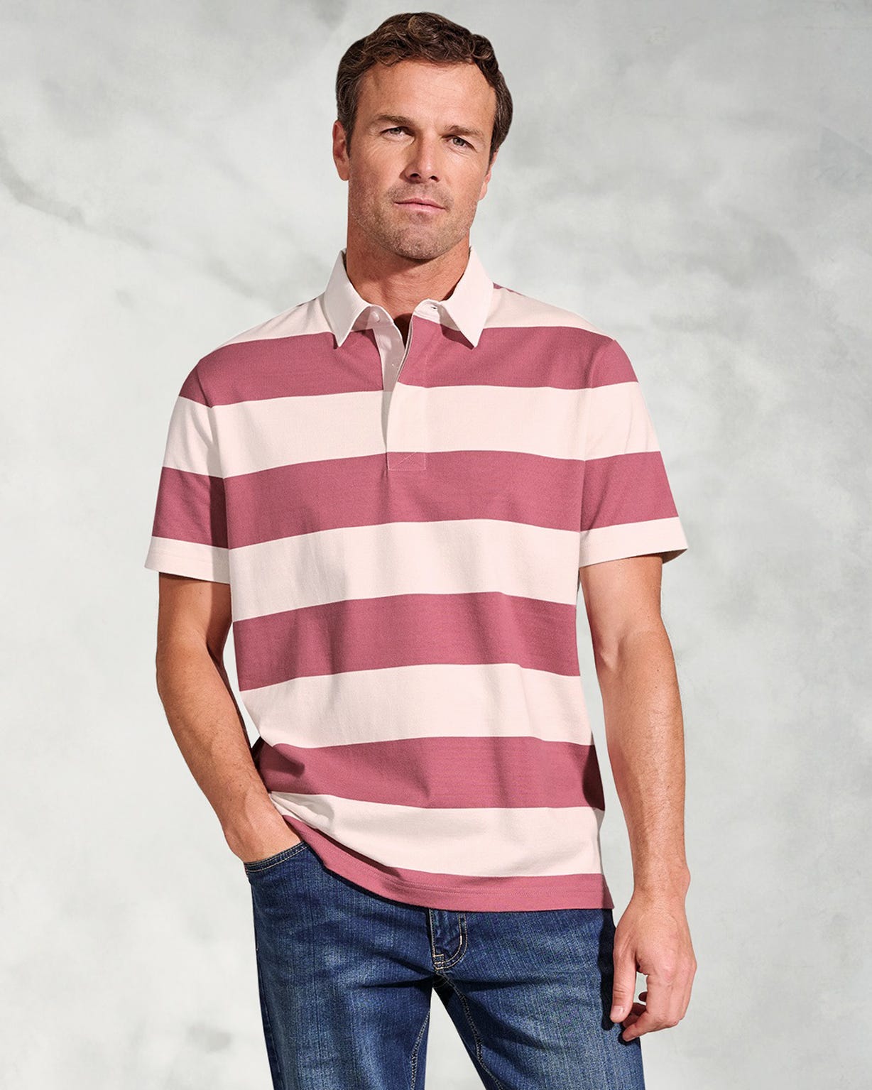 Brook Taverner Stripe Polo