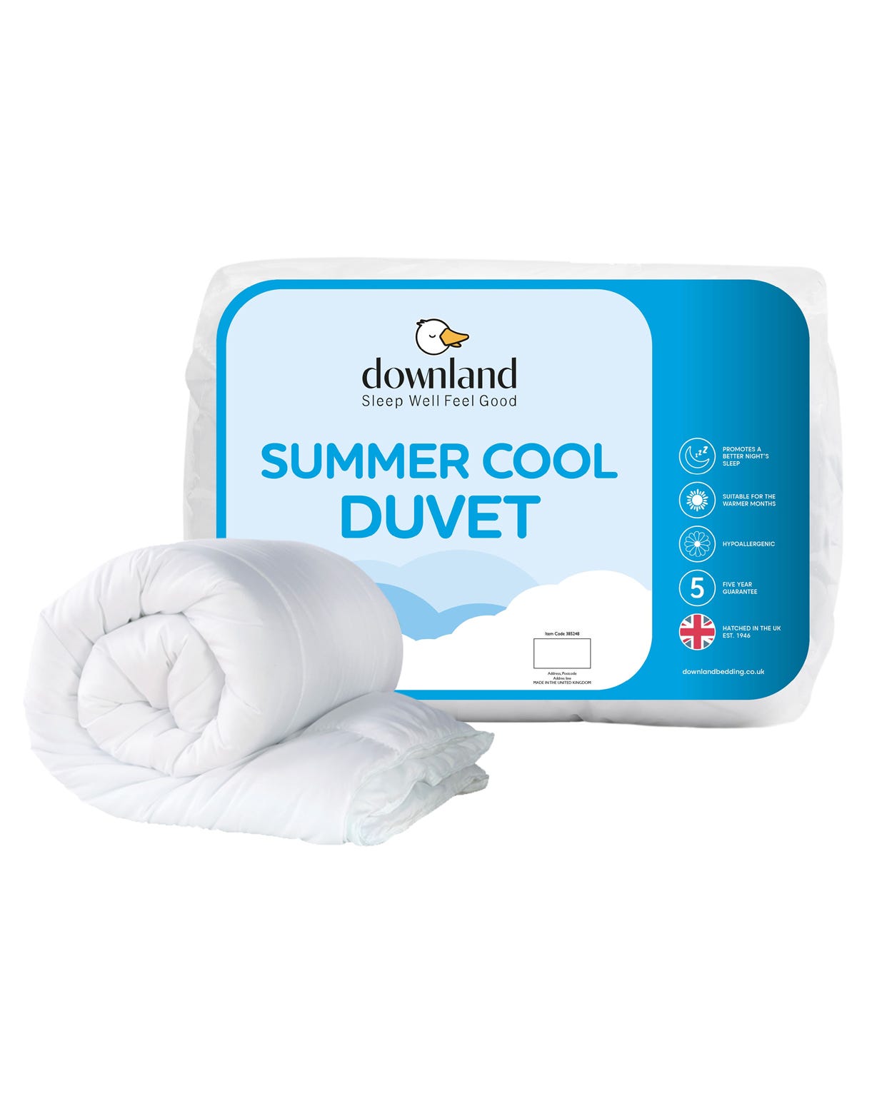 4.5 Tog Summer Cool Duvet 