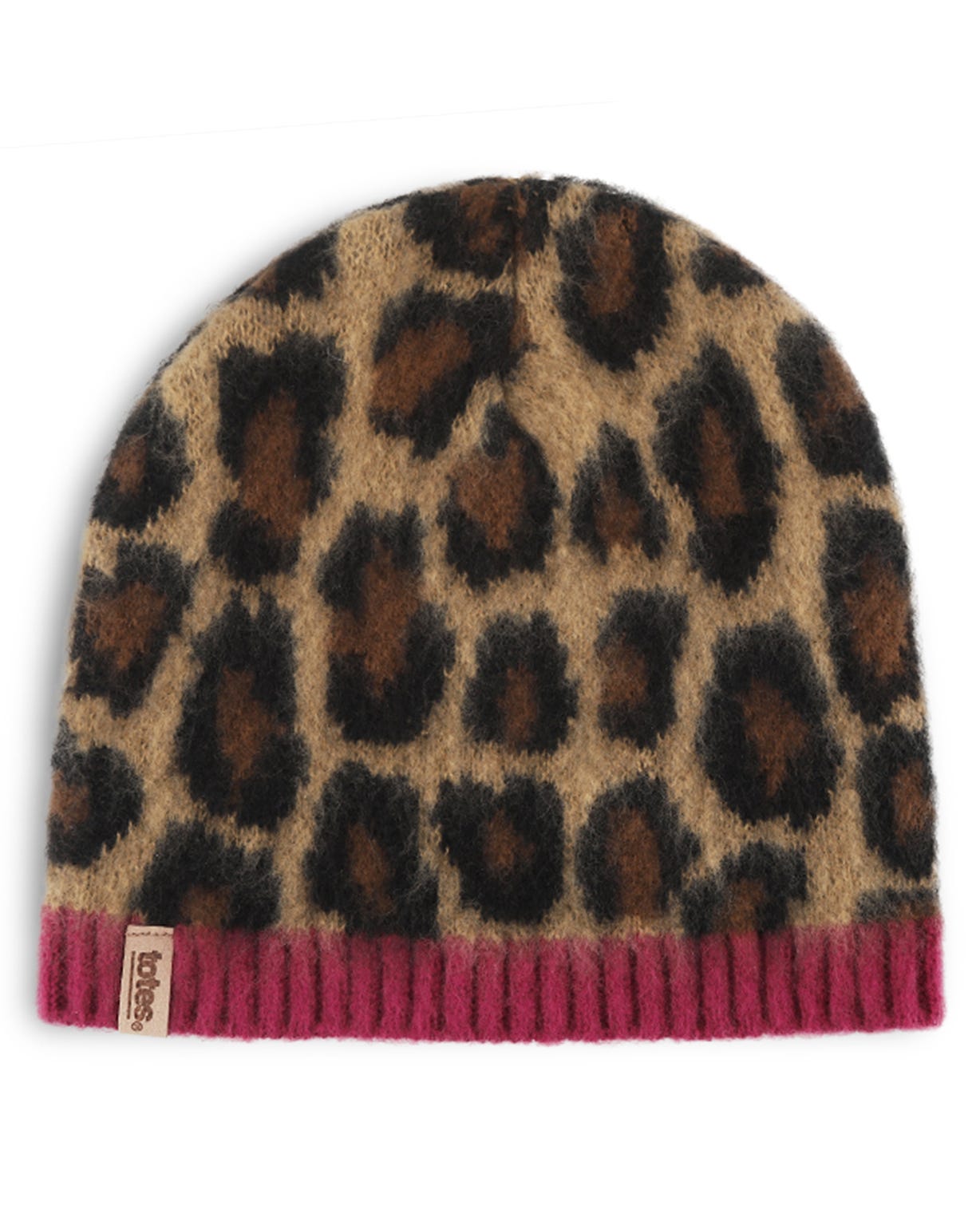 Totes Ladies Leopard Hat & Glove Set 