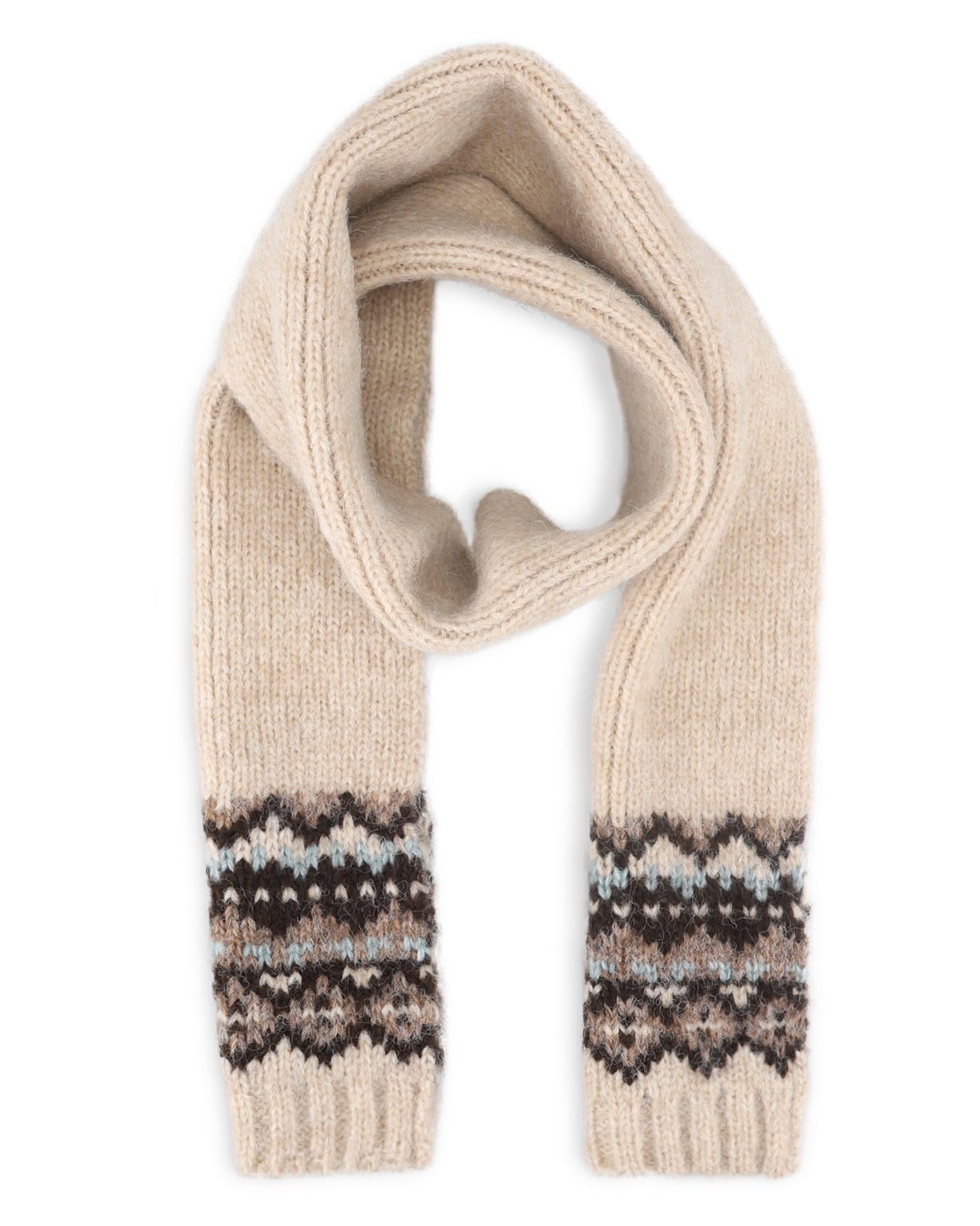 Totes Ladies Fairisle Scarf & Hat Set 