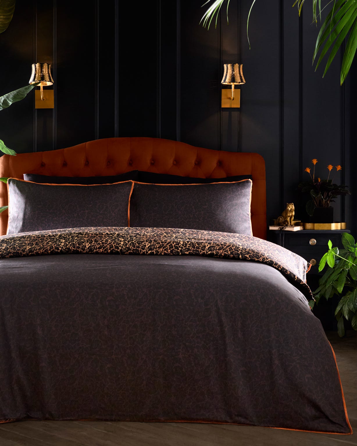 LLB Roxy Leopard Print Duvet Set 