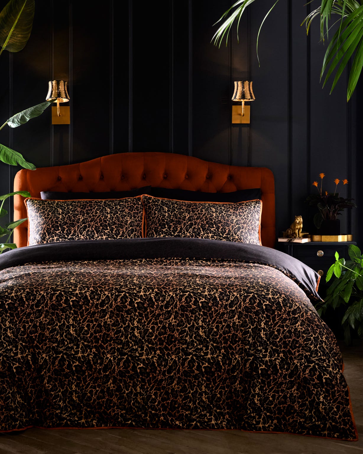 LLB Roxy Leopard Print Duvet Set 