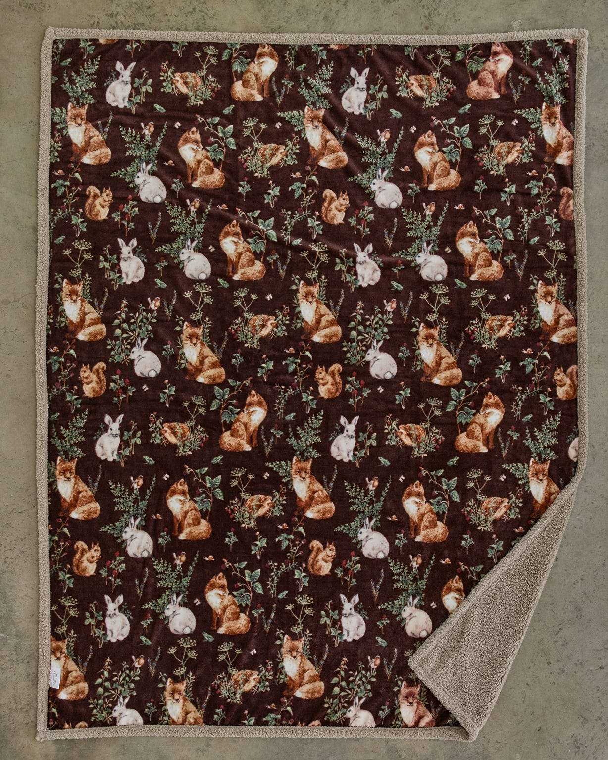 Woodland Wildlife Village Throw 