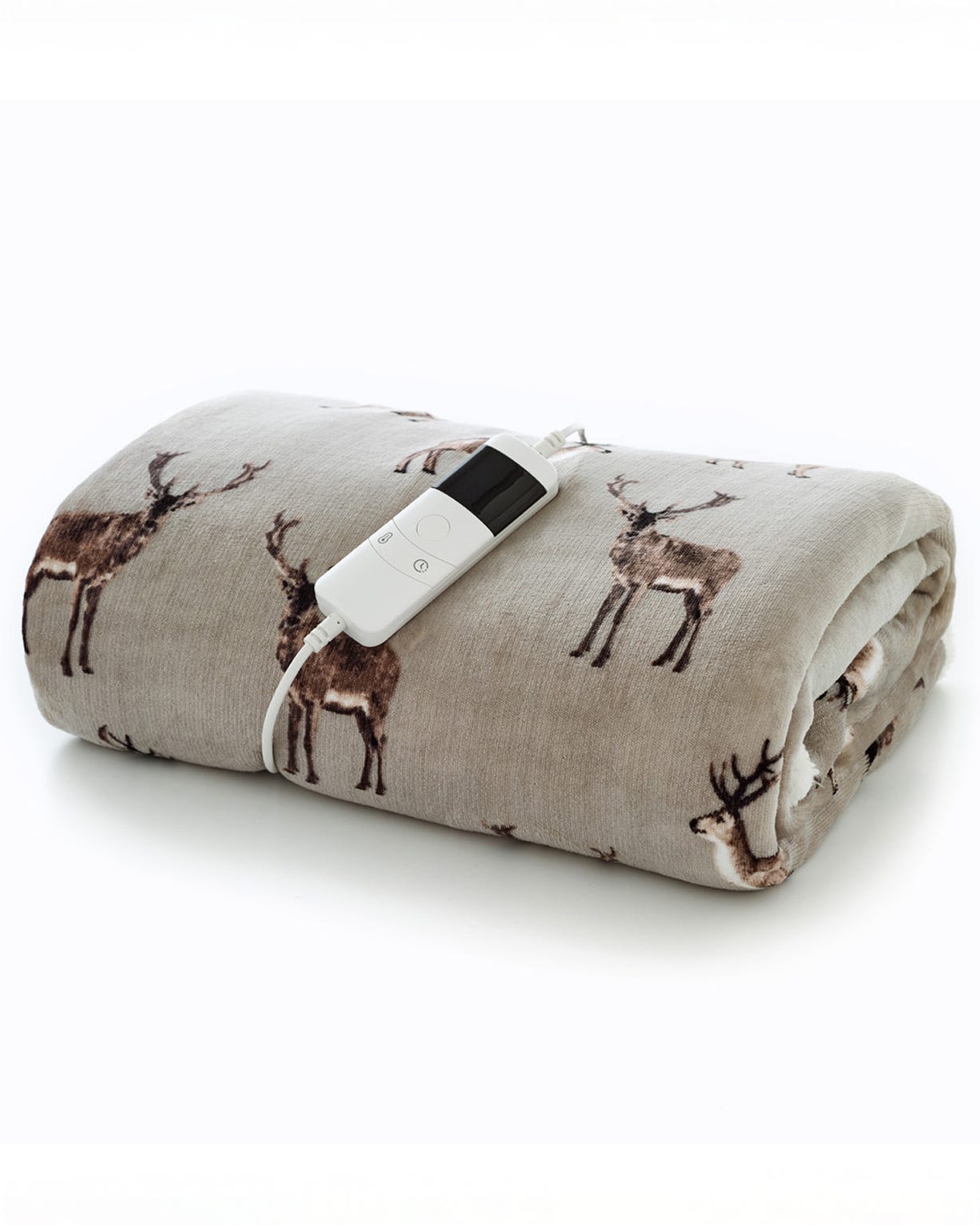 Heated Sherpa Printed Throws 