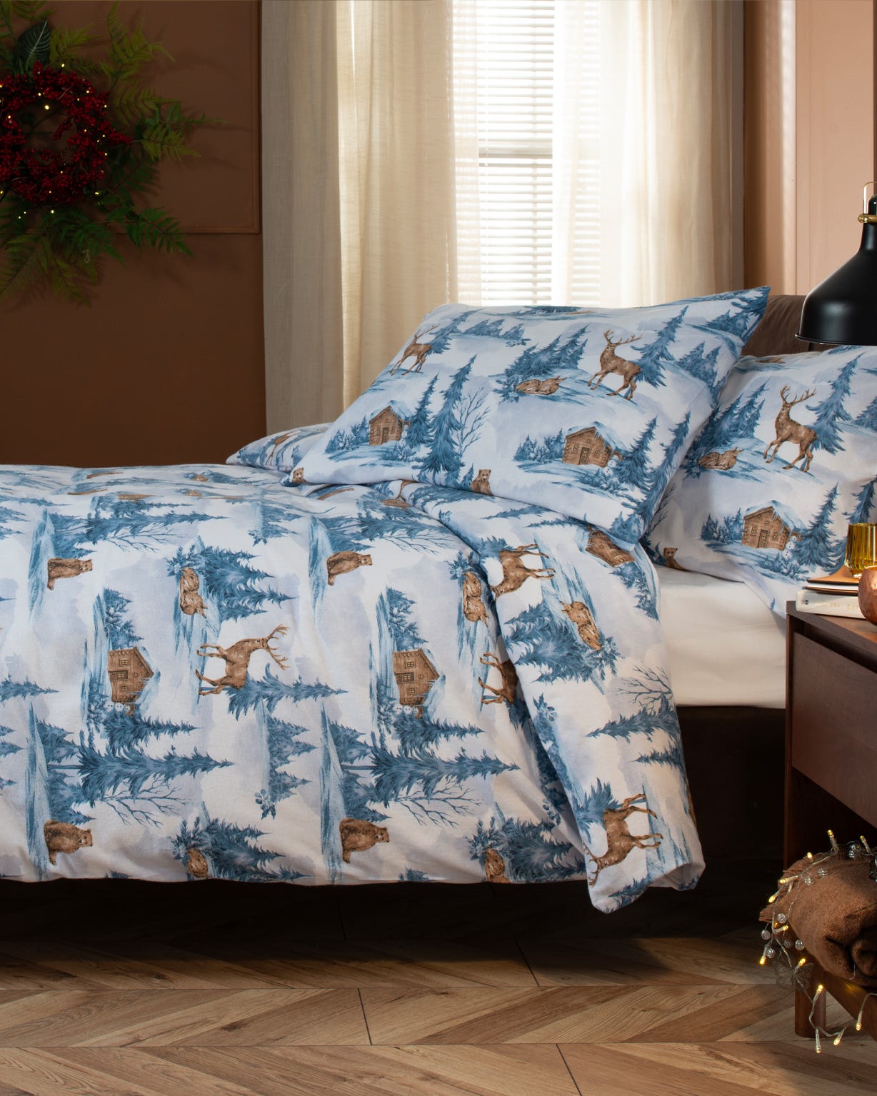 Snowy Bear Brushed Cotton Duvet Set 