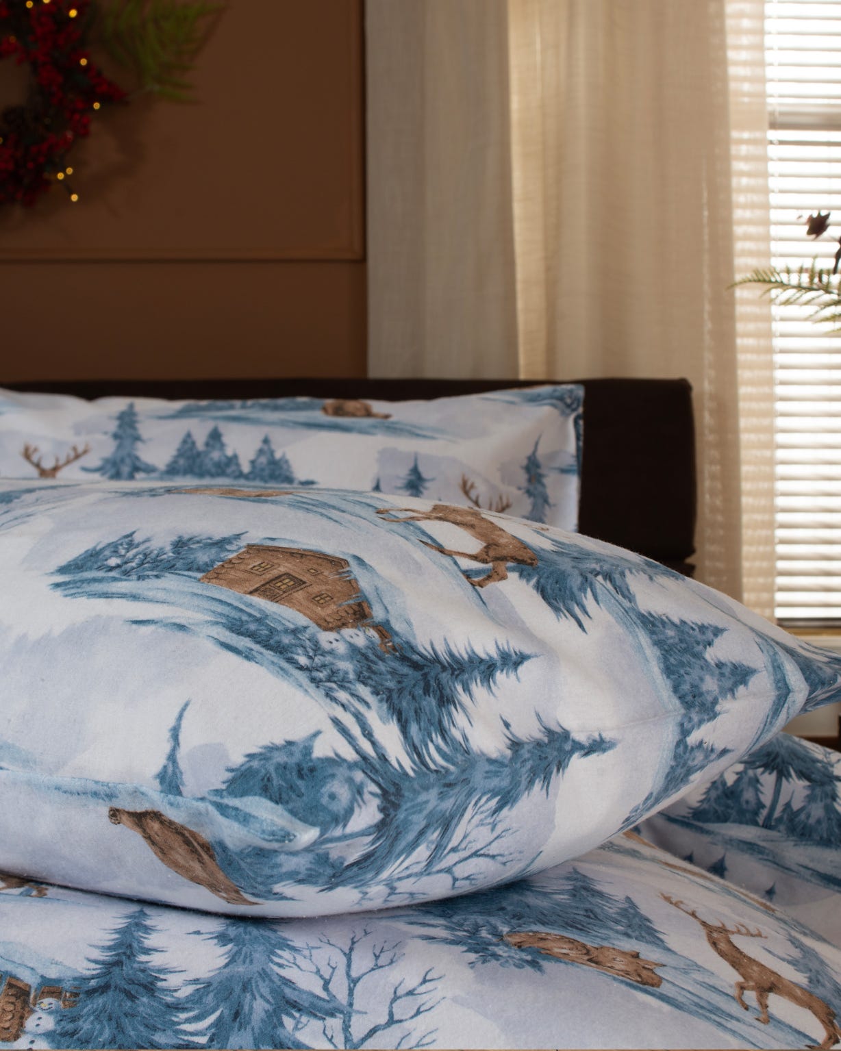 Snowy Bear Brushed Cotton Duvet Set 
