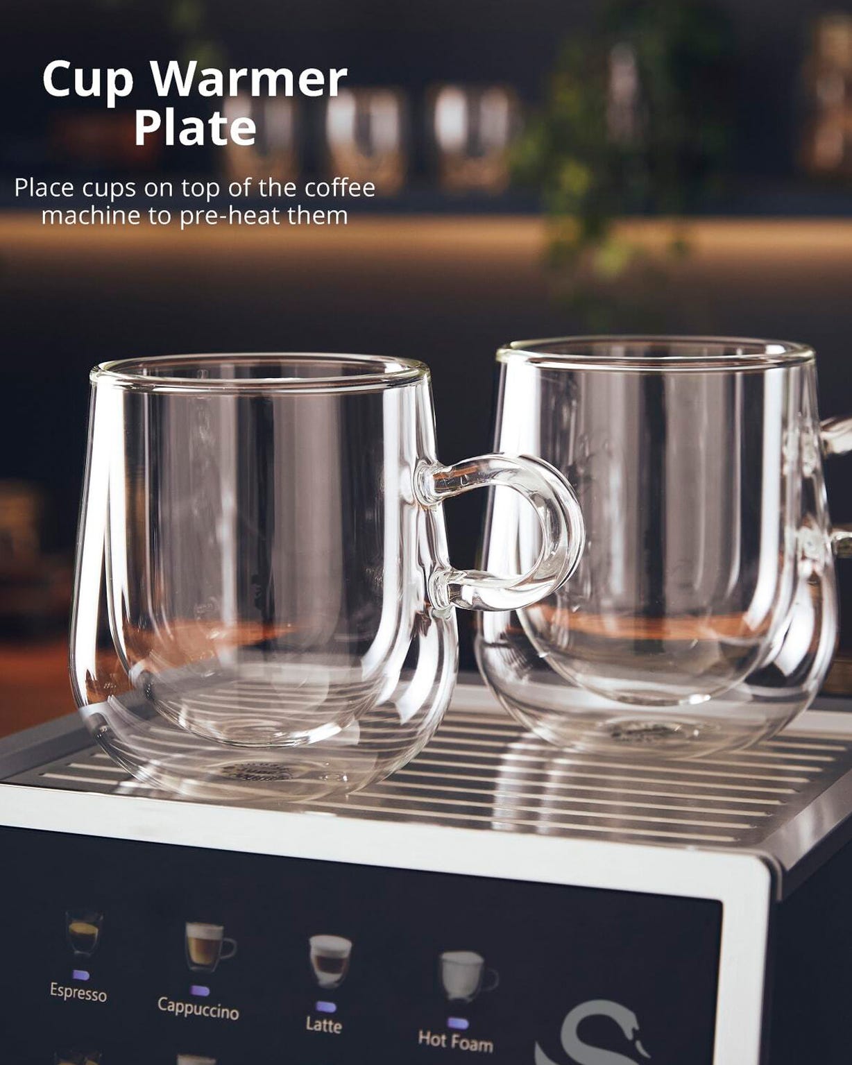 Swan Digital Espresso Coffee Machine with Touch Display 