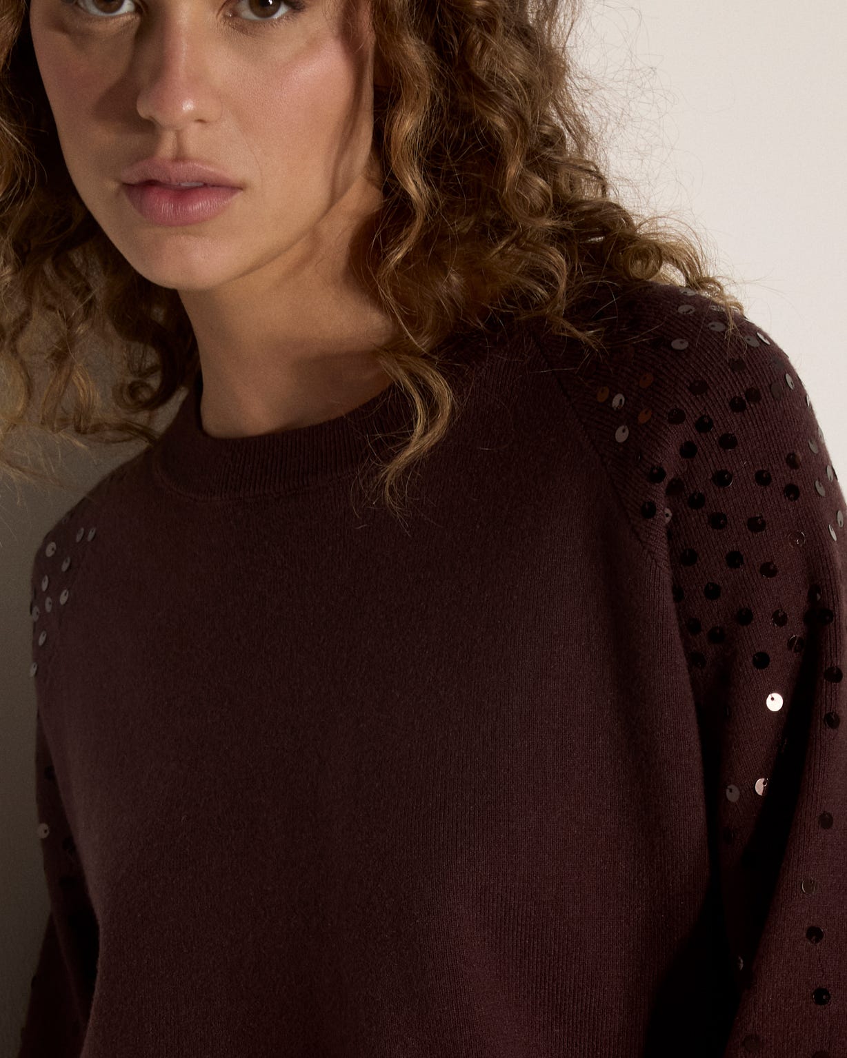 Apricot Sequin Detail Jumper 