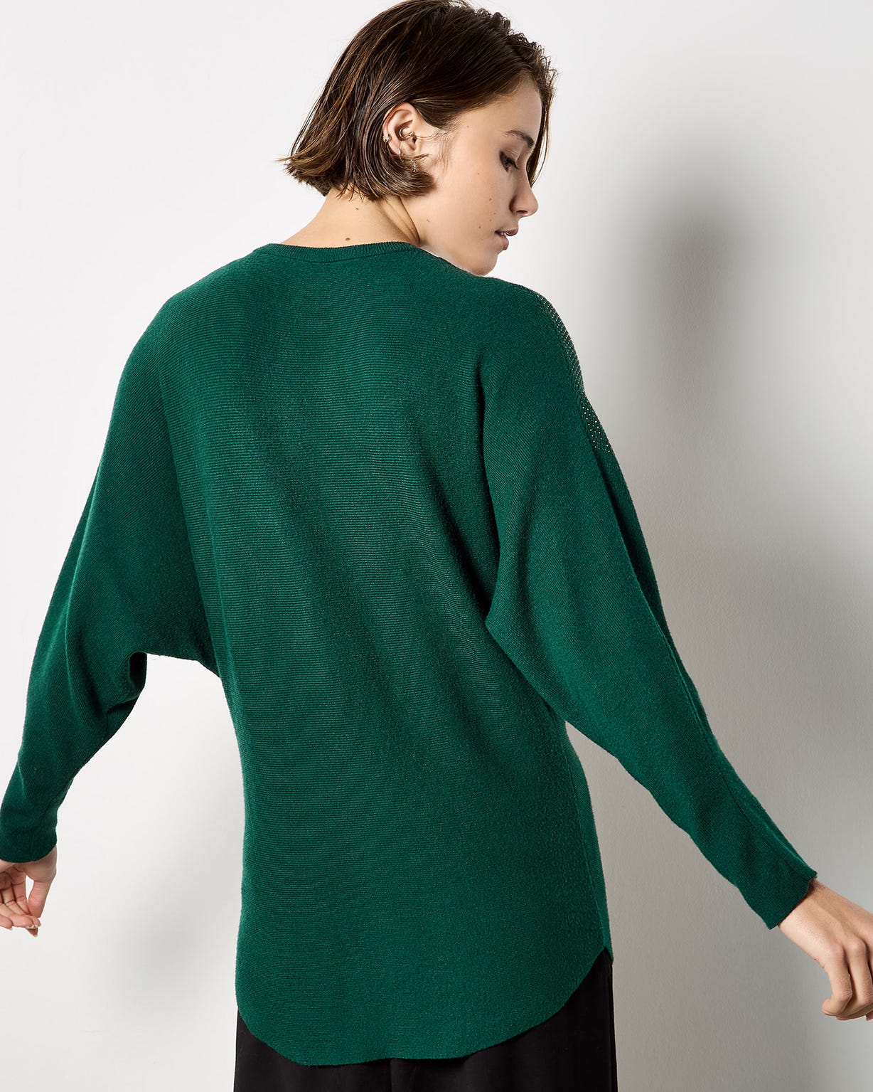 Apricot Detailed Batwing Jumper