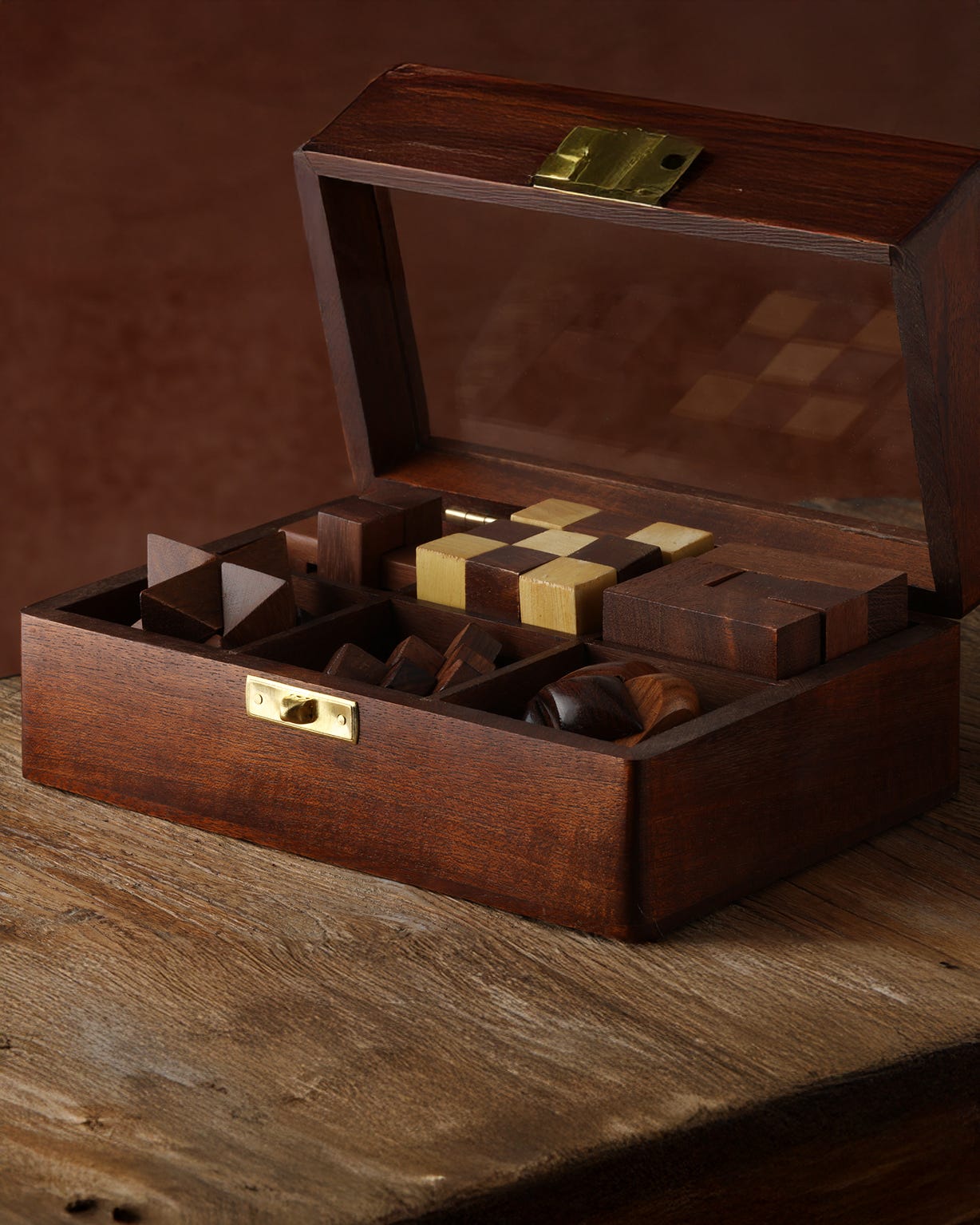 Harvey Makin Wooden 6 Puzzle Set 
