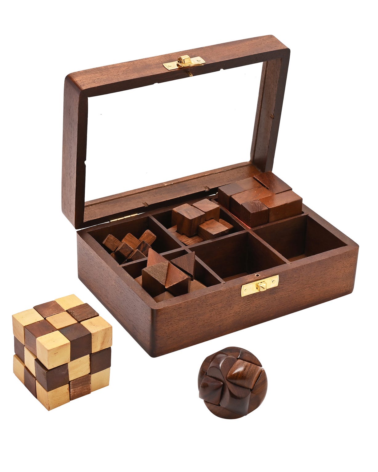 Harvey Makin Wooden 6 Puzzle Set 