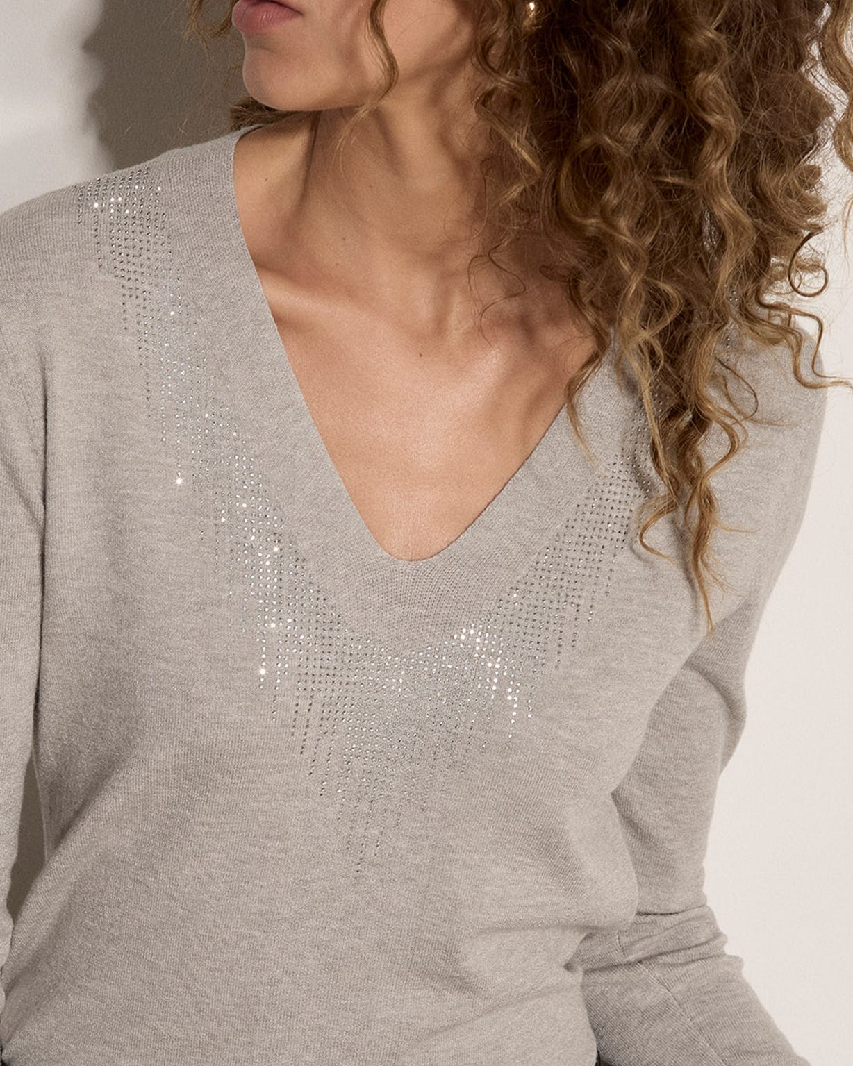 Apricot Diamante Detail Jumper 