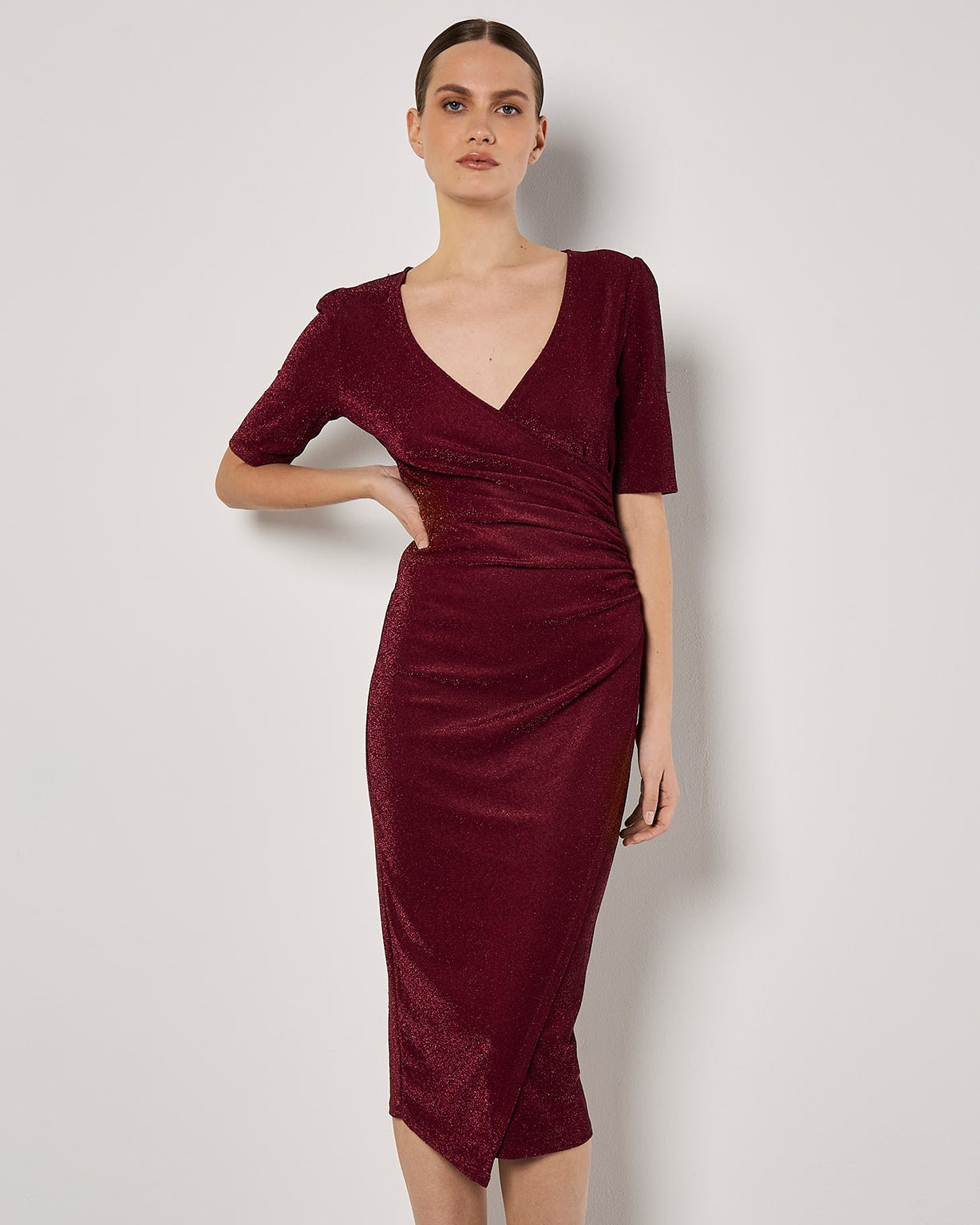 Apricot Sparkle Dress 