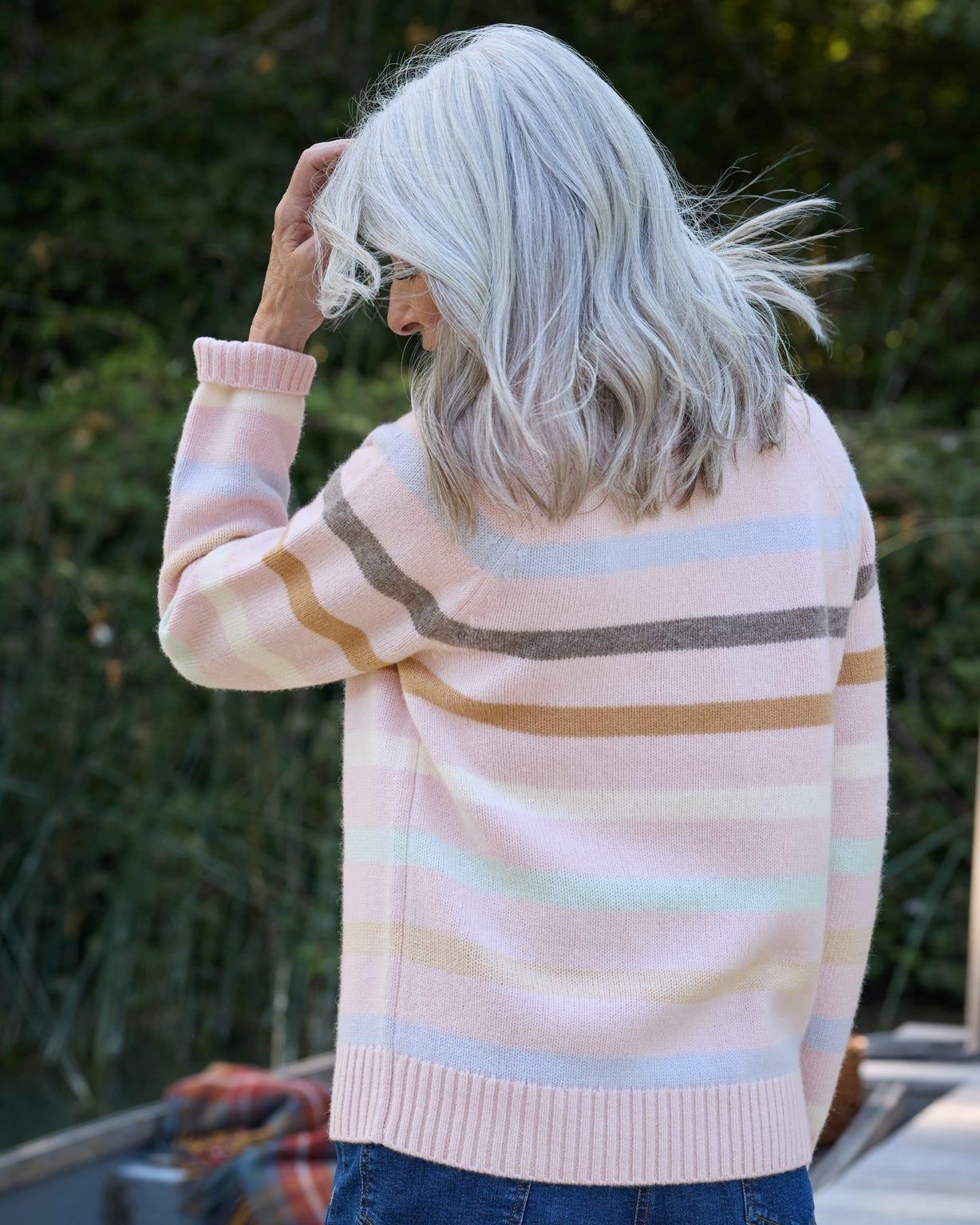 WoolOvers Stripe Jumper 