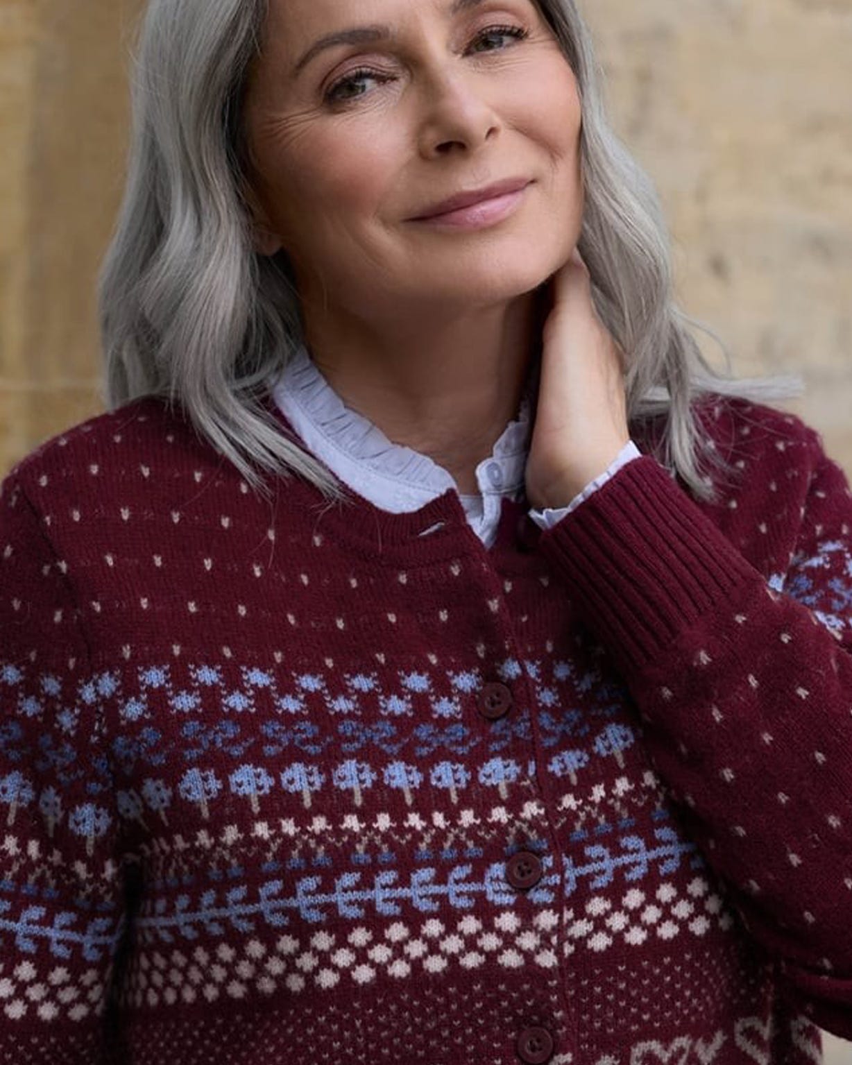 WoolOvers Fairisle Cardigan 