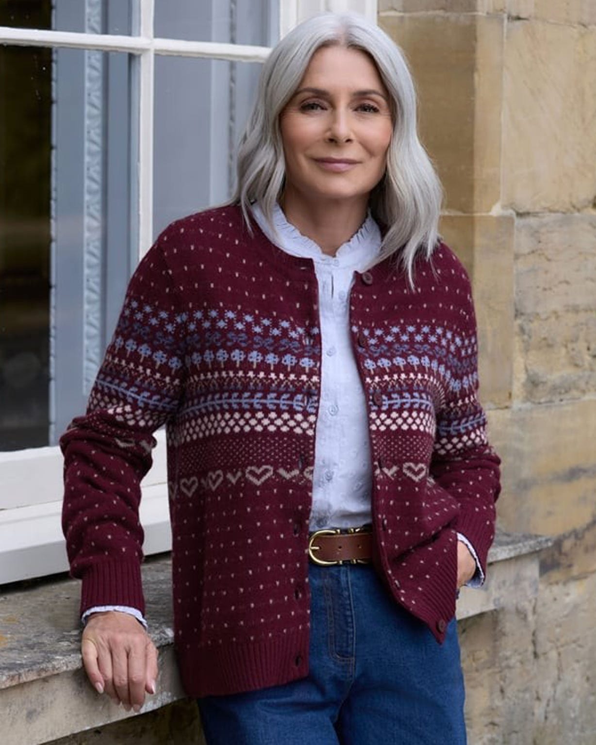 WoolOvers Fairisle Cardigan 