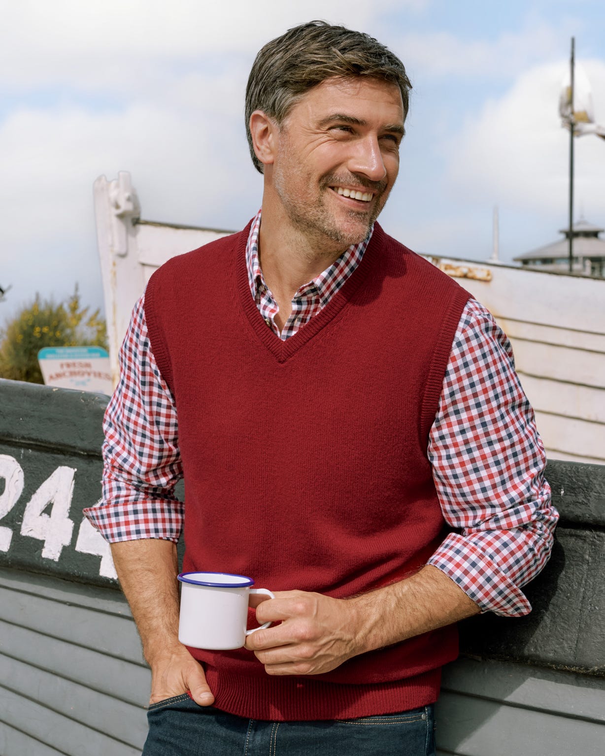 WoolOvers V-Neck Vest 