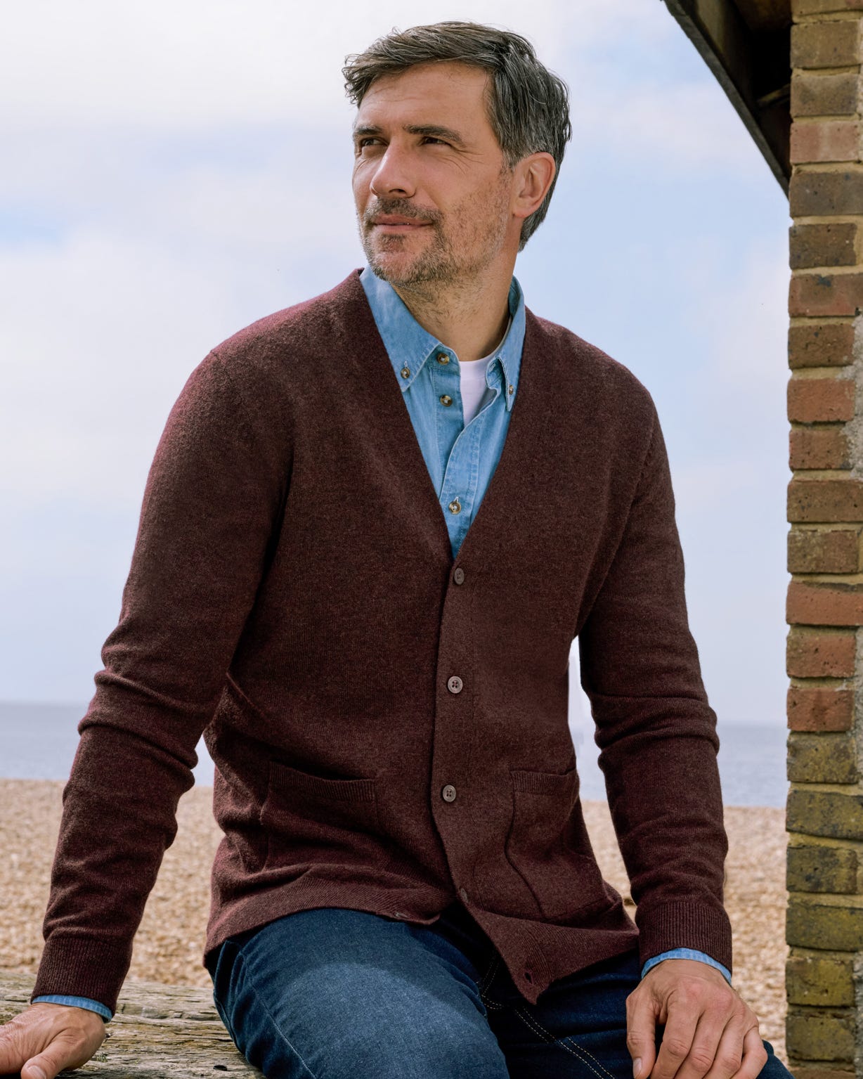 WoolOvers V Neck Cardigan 