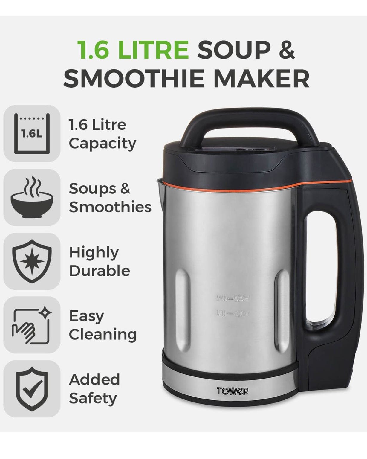 Tower 1.6L Soup Maker 