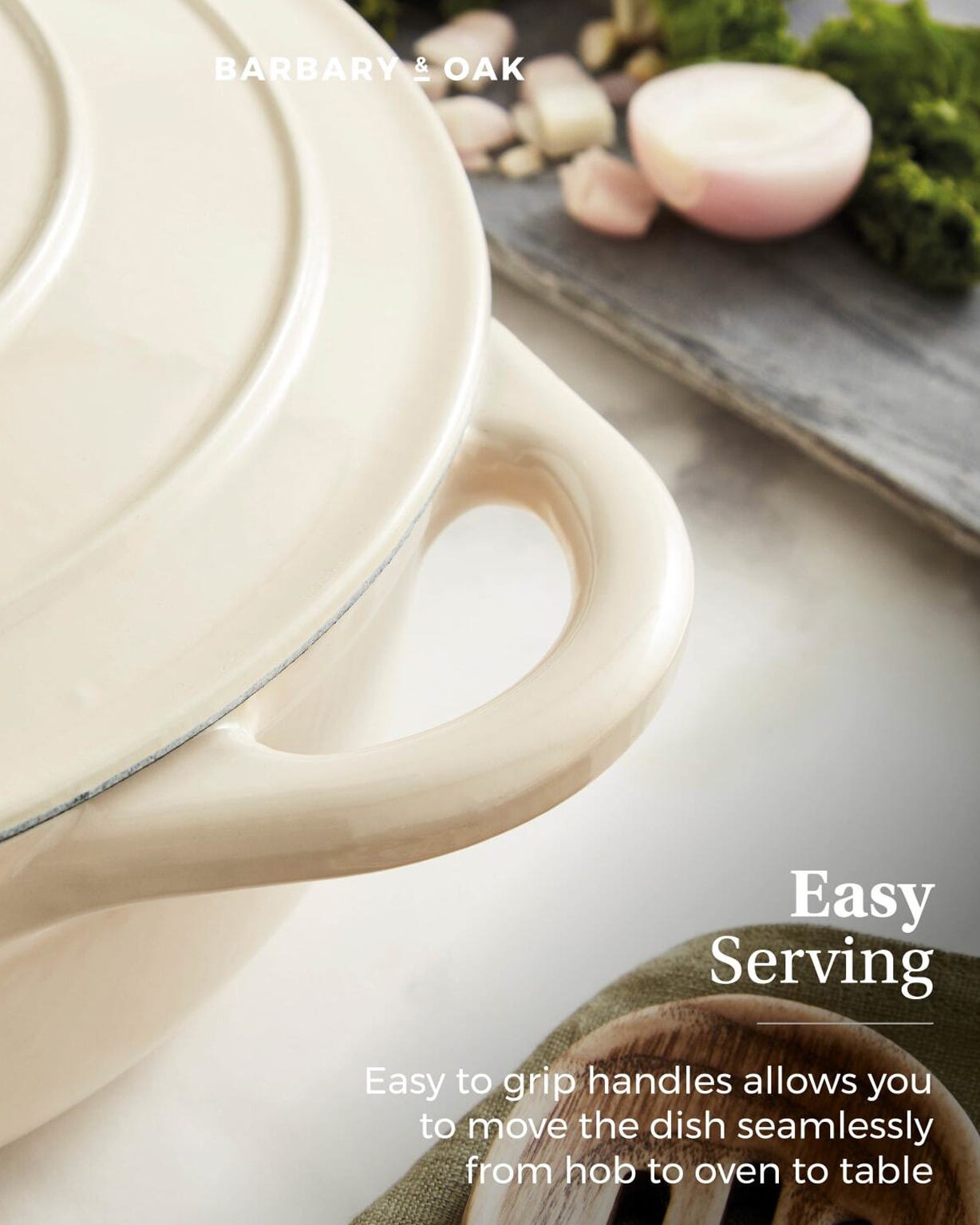Barbary & Oak 28cm Shallow Casserole 