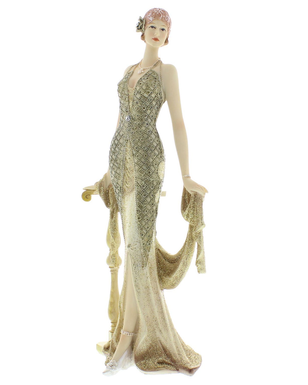 Damart Juliana Broadway Belles Standing Holding Scarf Lucia